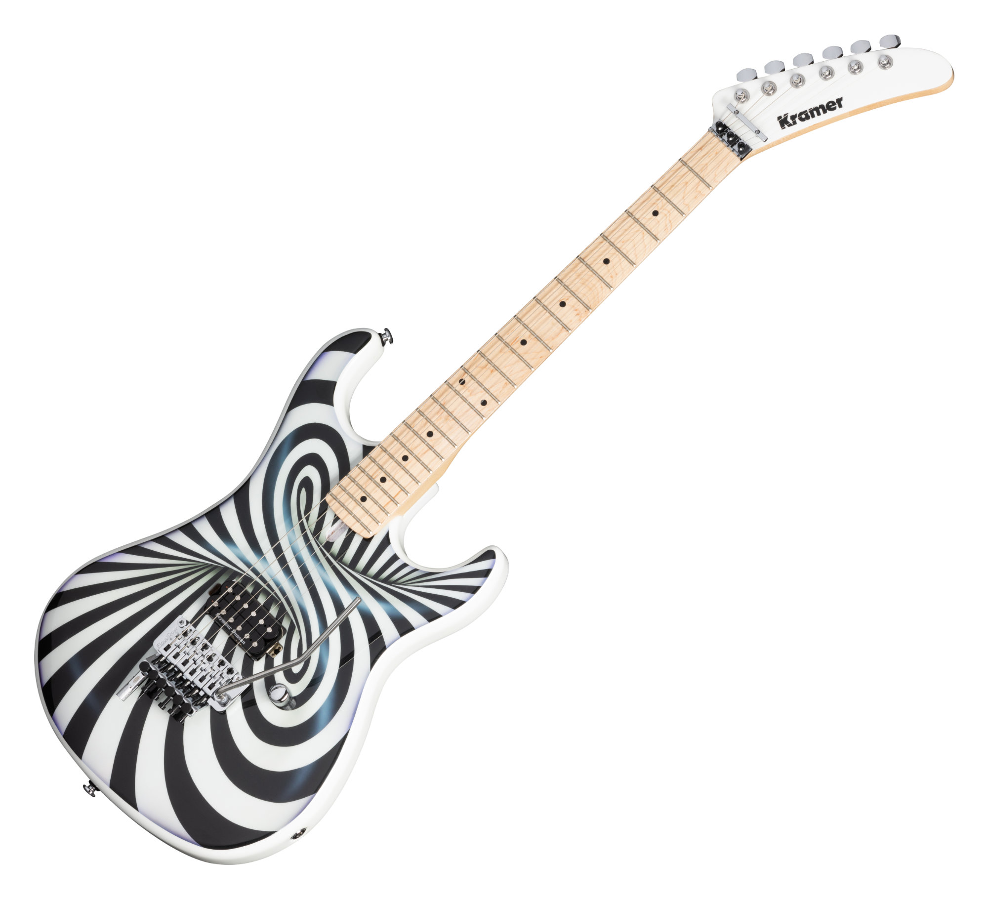 Kramer The 84 Custom Graphics "The Illusionist" E-Gitarre 3D Black/White Swirl  - Retoure (Zustand: sehr gut)