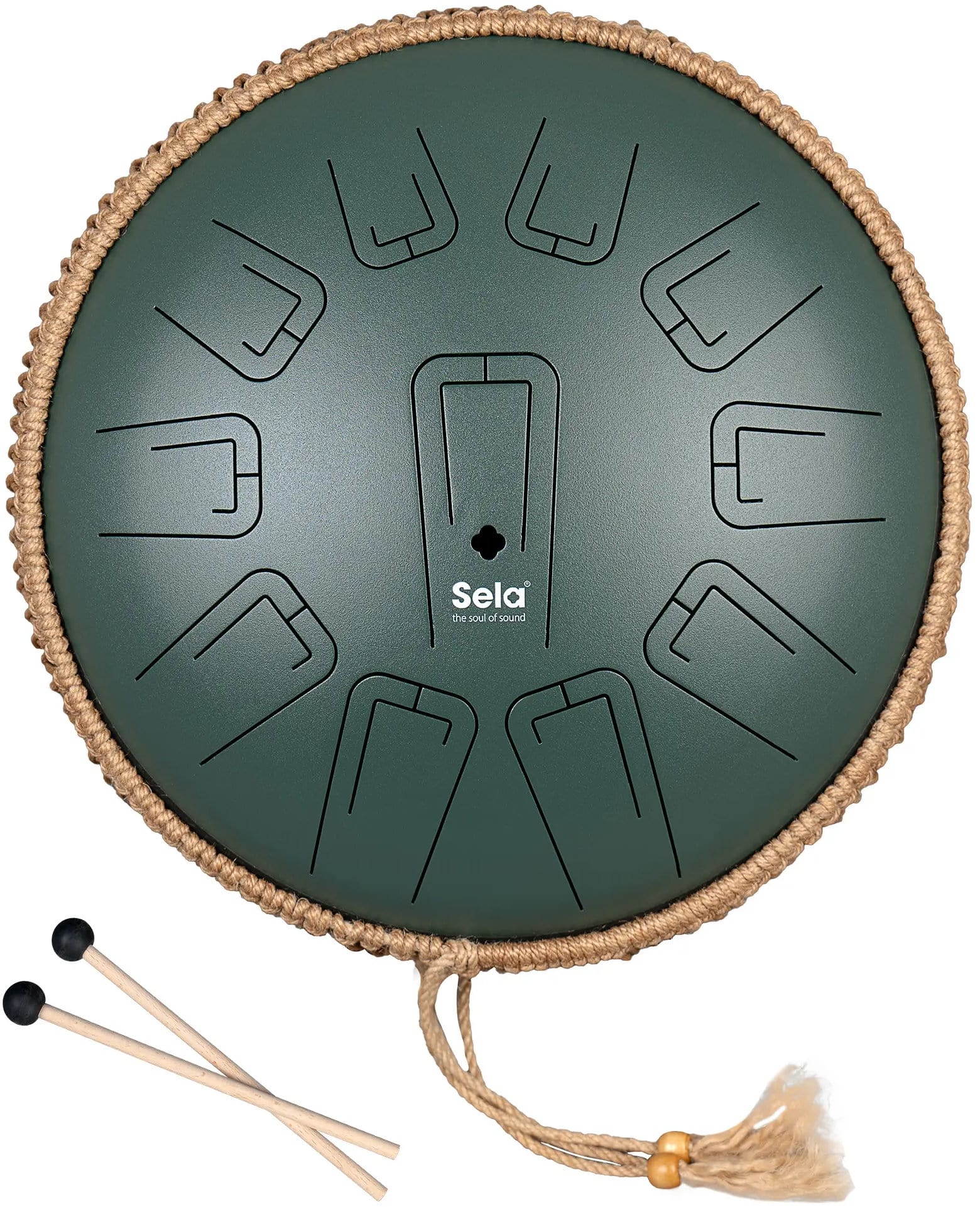 Sela SETD13U2 Unity Tongue Drum 13" C-Major Green 432 Hz