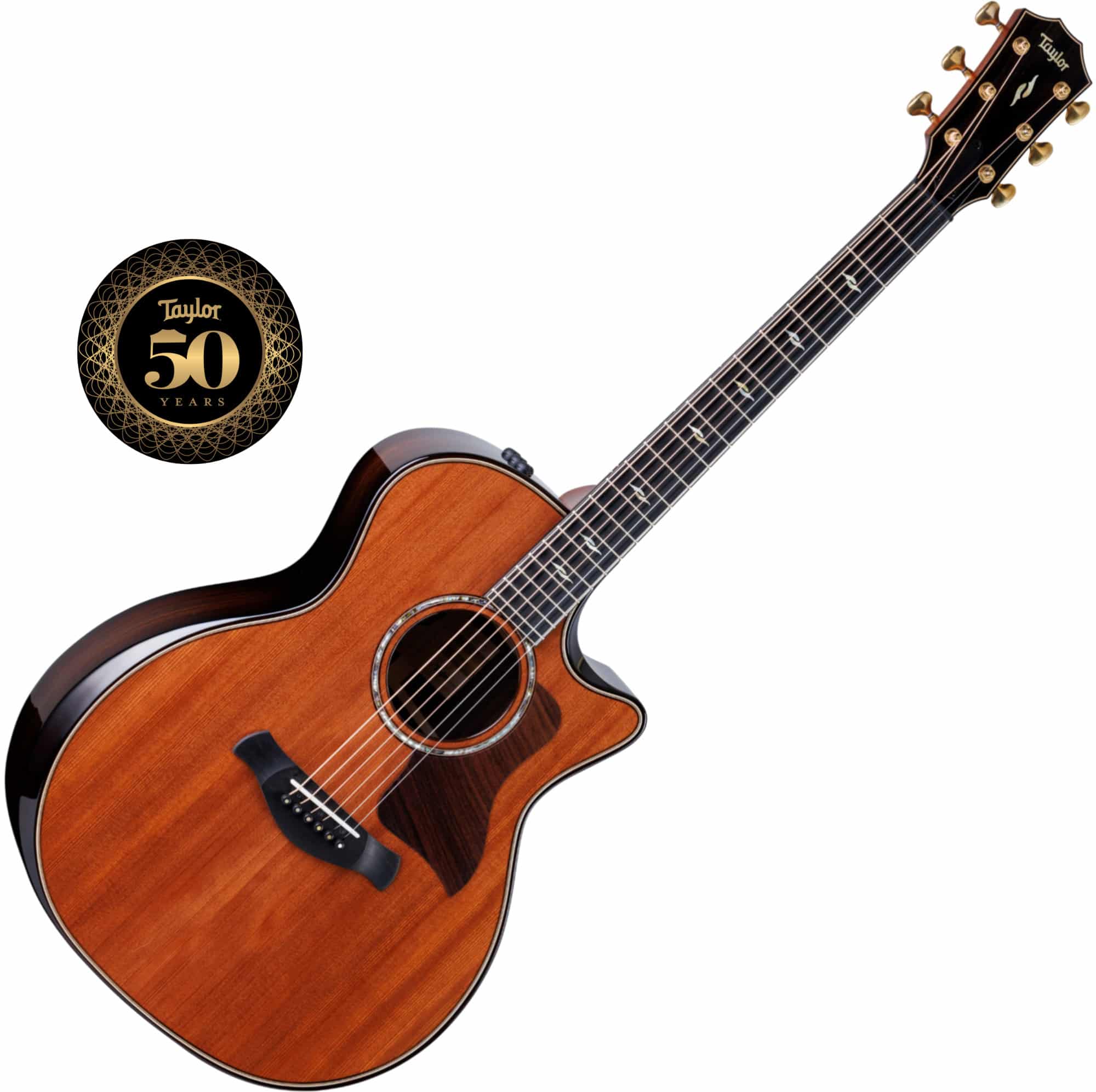 Taylor 50th Anniversary Builder's Edition 814ce LTD Kona Edgeburst