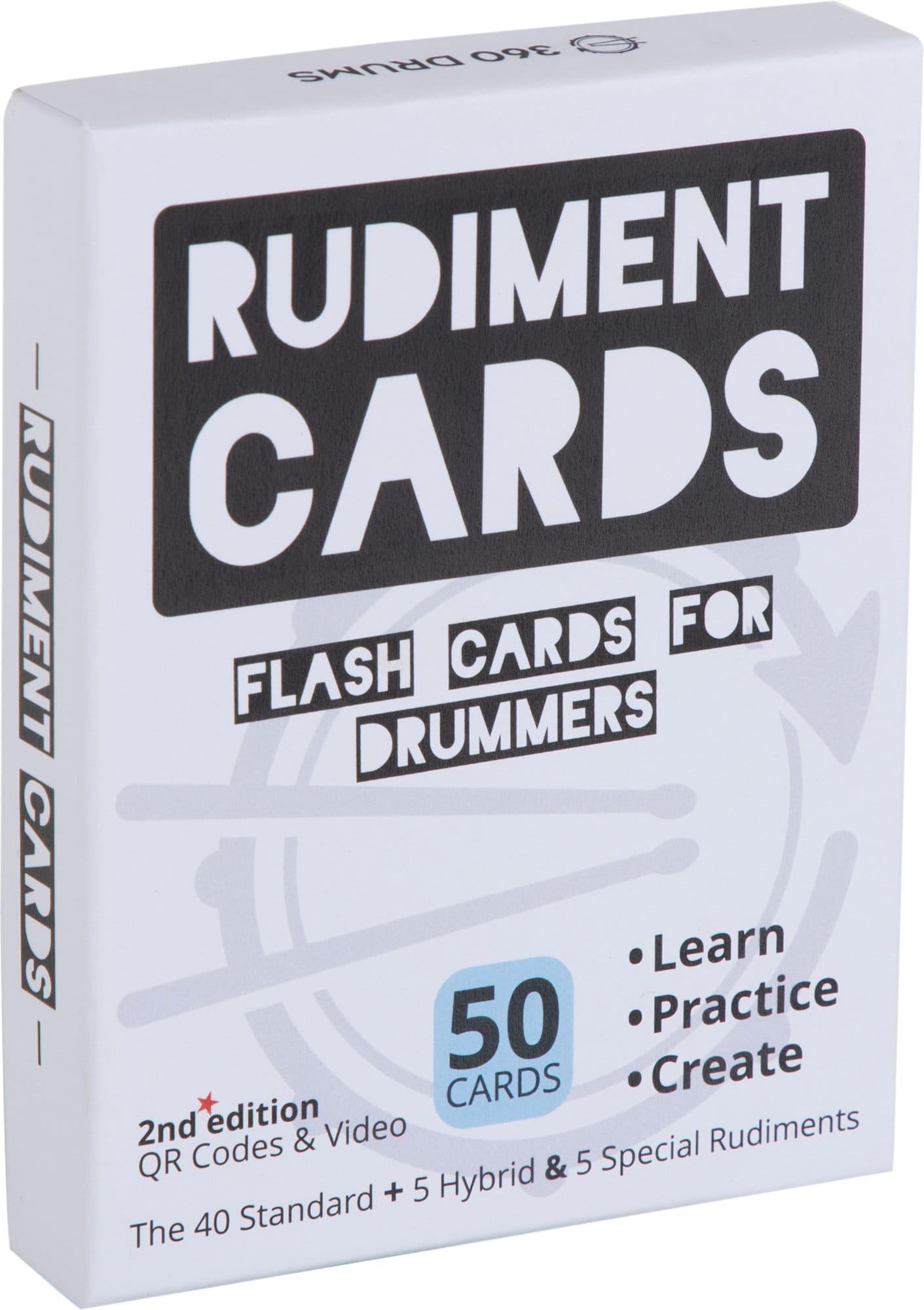 360 Drums Rudiment Cards