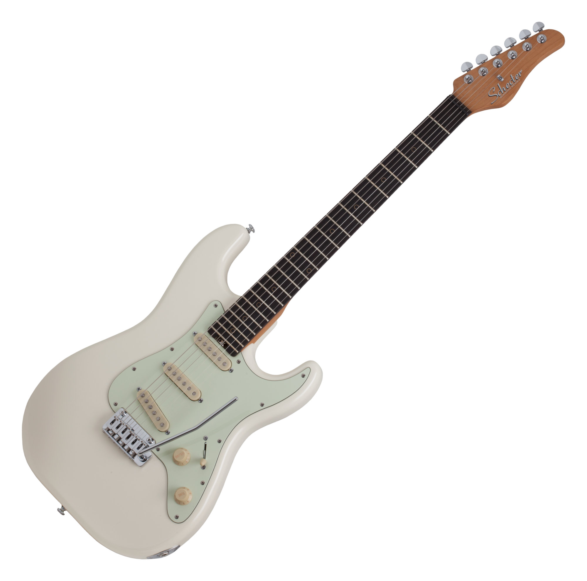 Schecter Nick Johnston Traditional SSS Atomic Snow  - 1A Showroom Modell (Zustand: wie neu, in OVP)