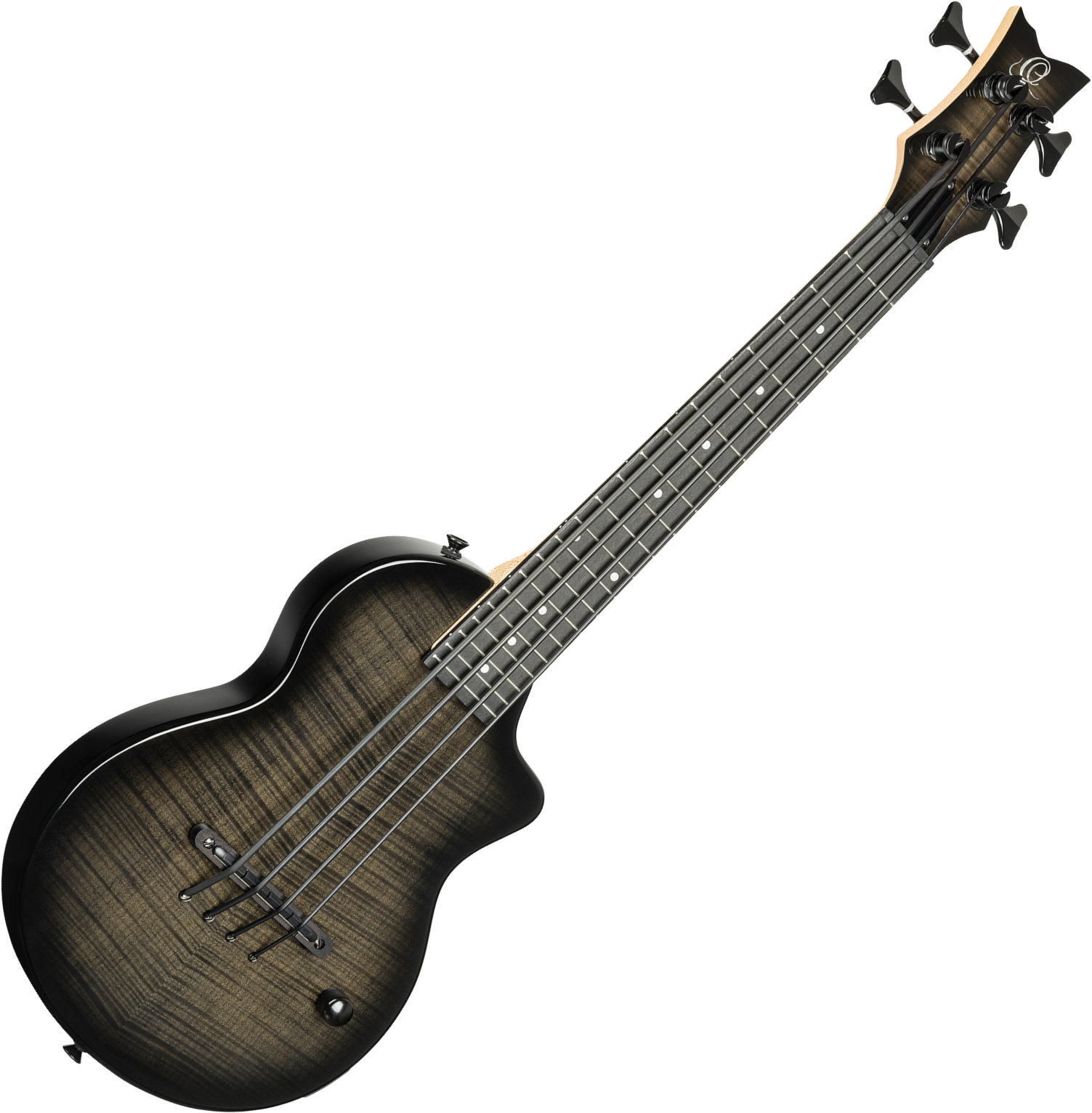 Ortega NEO-BS-TGB Neo Series Ukulele Bass Transparent Grey Burst