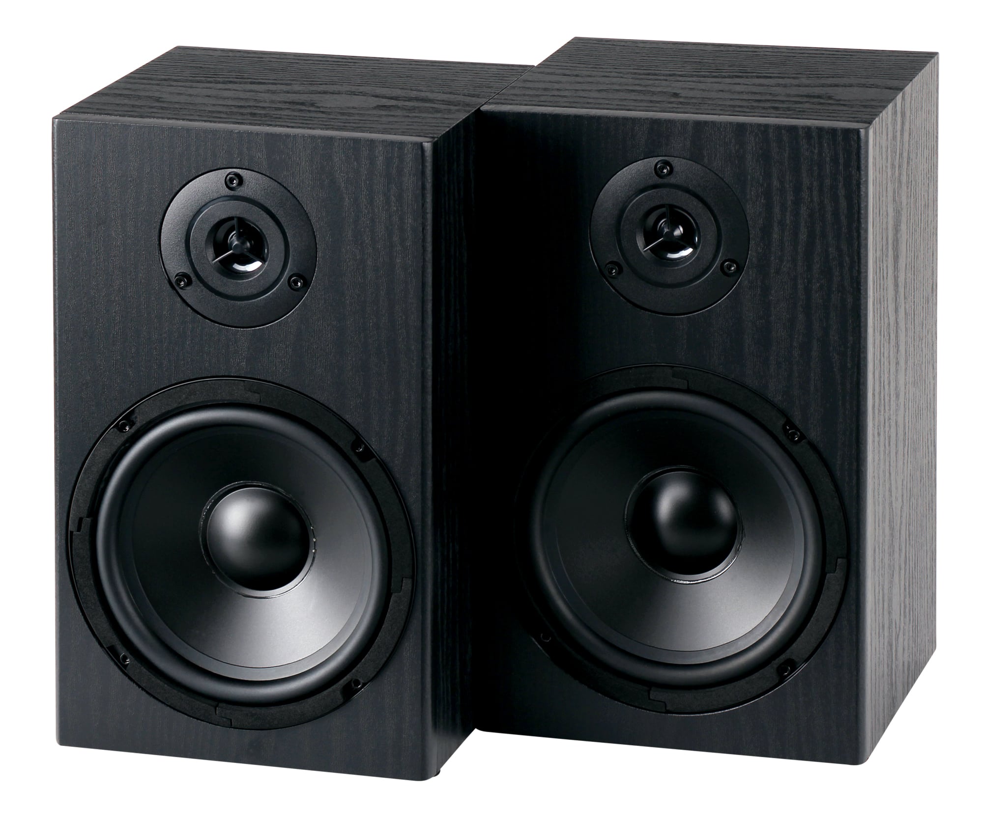 McGrey BSS-265 BK 6,5" HiFi Regallautsprecher Paar schwarz  2x 40W RMS  - Retoure (Zustand: gut)