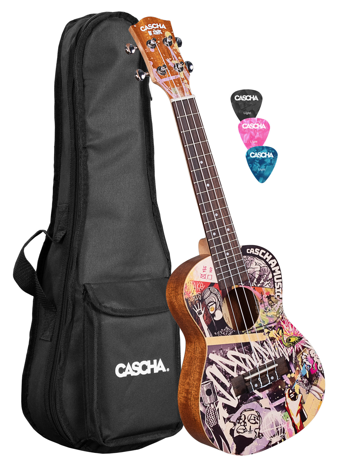 Cascha Art Series Konzert Ukulele Urban