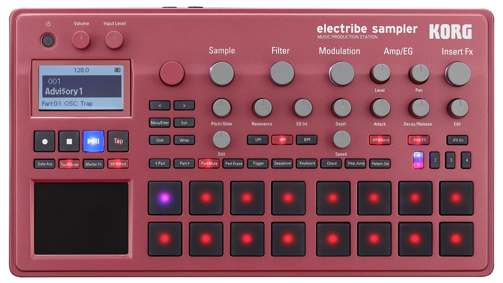 Korg electribe Sampler 2 rot  - Retoure (Zustand: gut)