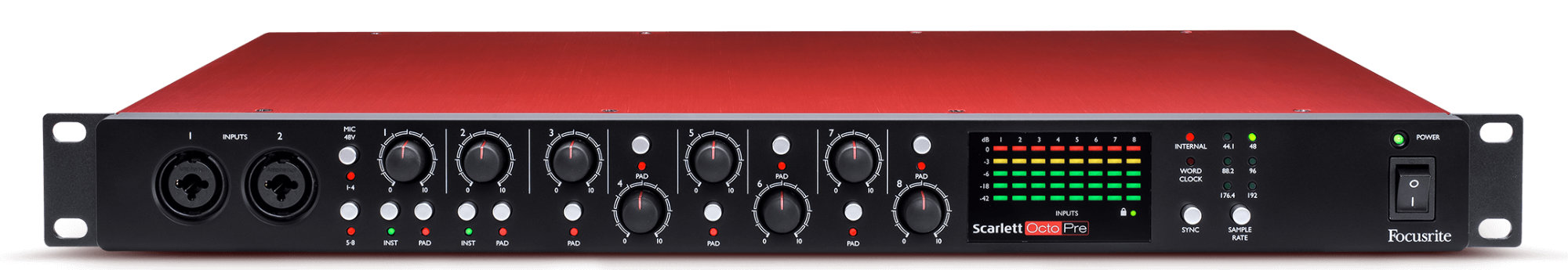 Focusrite Scarlett OctoPre  - Retoure (Zustand: sehr gut)