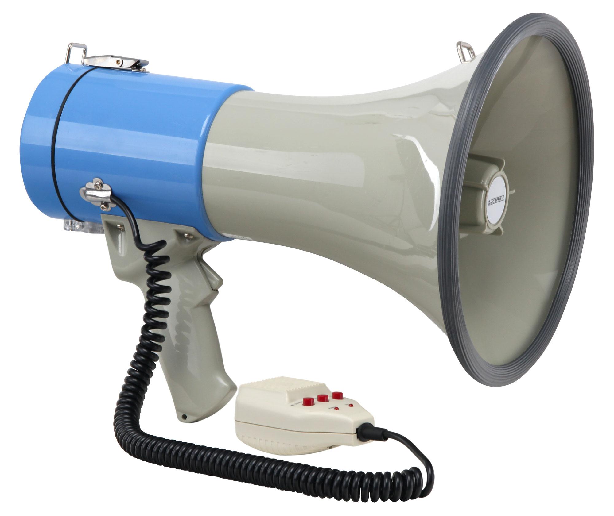 McGrey MP-800HRS USB/SD MP3 Megaphon, max. 80 Watt, 1000m  - Retoure (Zustand: sehr gut)