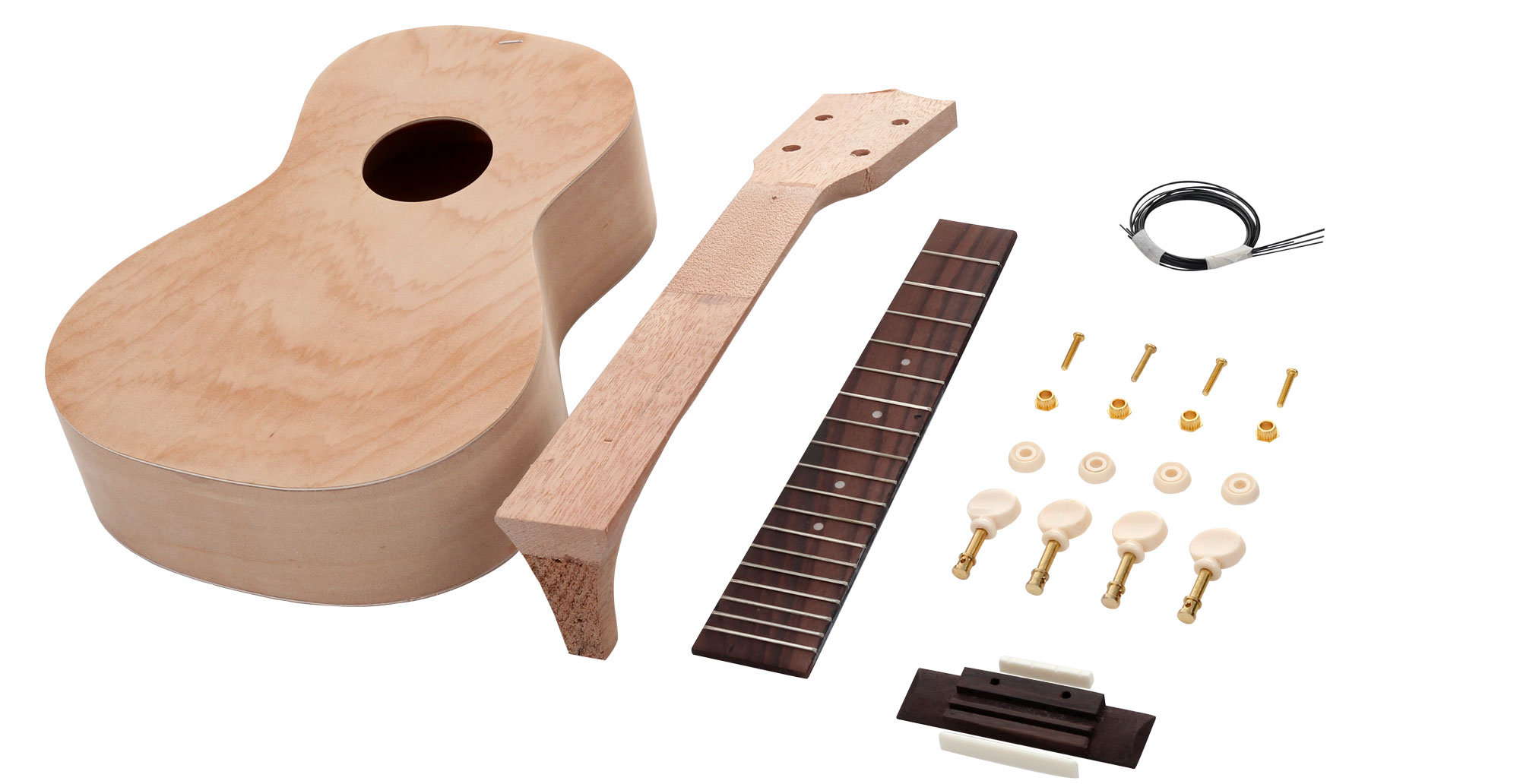 Classic Cantabile UC-240 DIY Ukulele Bausatz Konzert  - Retoure (Zustand: sehr gut)