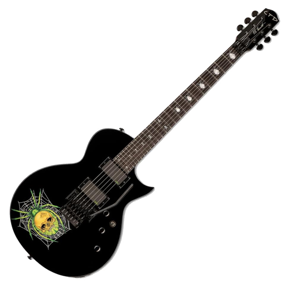 ESP LTD Kirk Hammett KH-3 BLK Black Spider  - Retoure (Zustand: sehr gut)