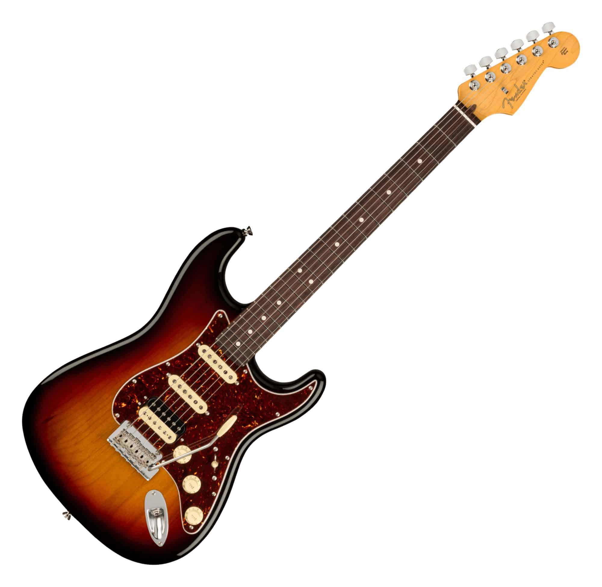 Fender American Professional II Stratocaster HSS RW 3-Color Sunburst  - 1A Showroom Modell (Zustand: wie neu, in OVP)