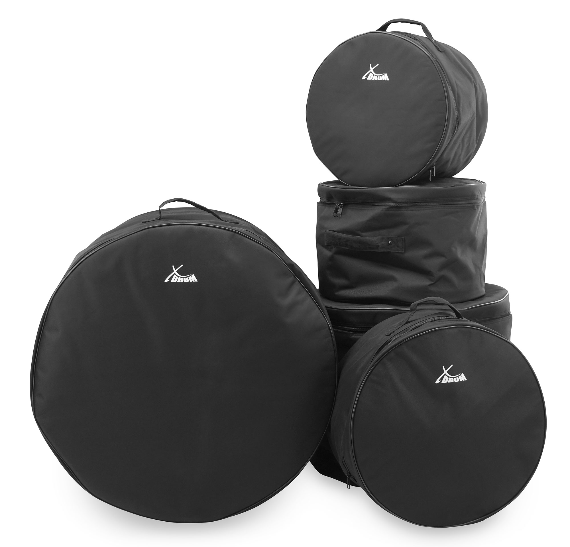 XDrum Classic Schlagzeugtaschen-Set, Stage Größen: 22", 10", 12", 16" und 14"  - Retoure (Verpackungsschaden)