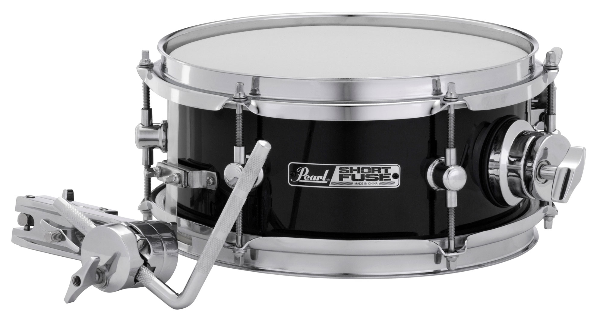 Pearl SFS10/C31 Short Fuse Snare Drum Jet Black  - Retoure (Zustand: sehr gut)