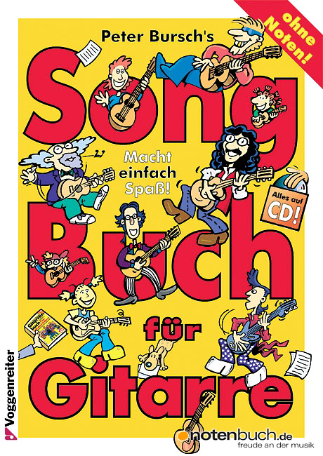 Peter Bursch's Song Buch für Gitarre + CD