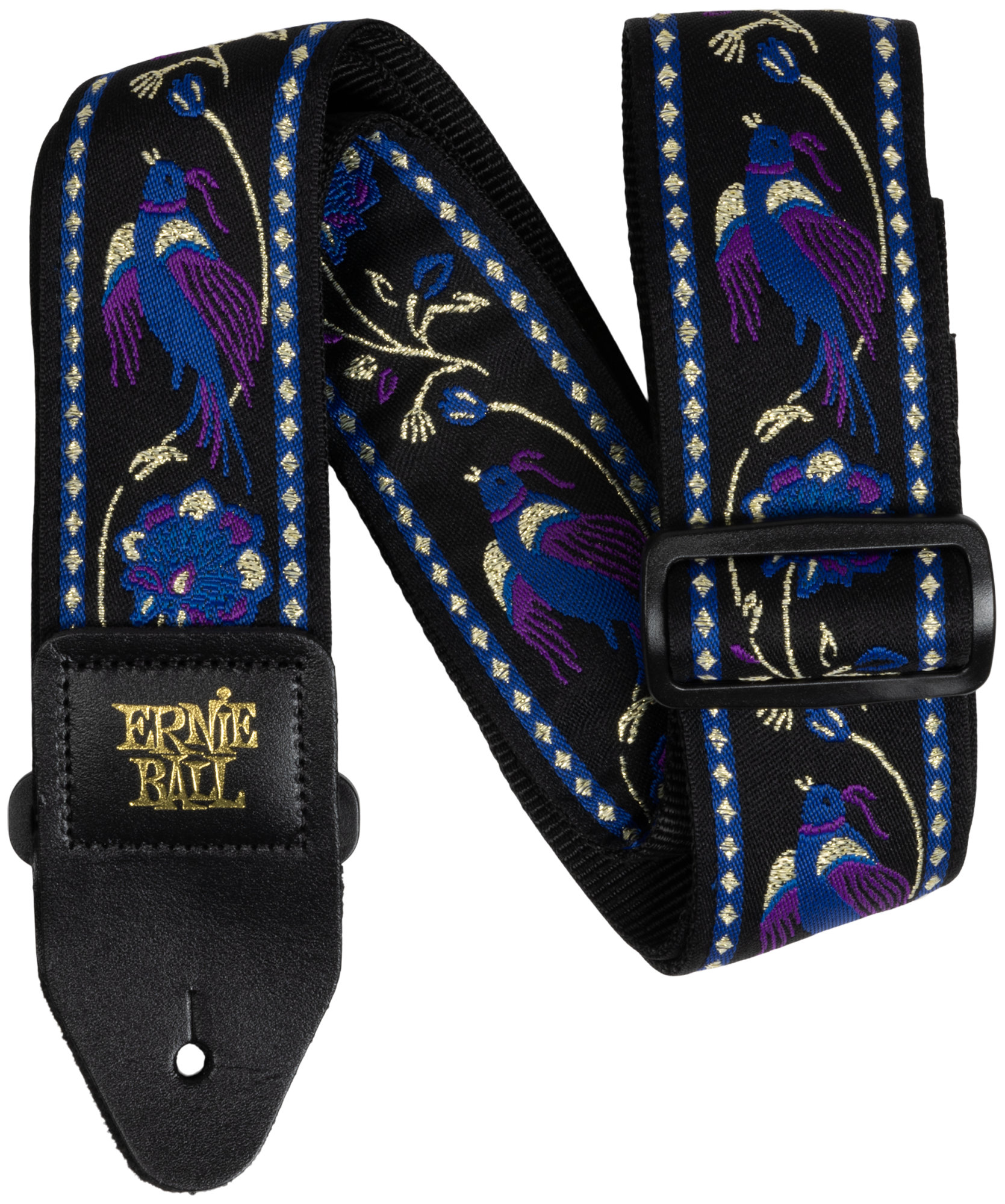 Ernie Ball 5371 Jaquard Gurt Purple Pleasant Pheasant