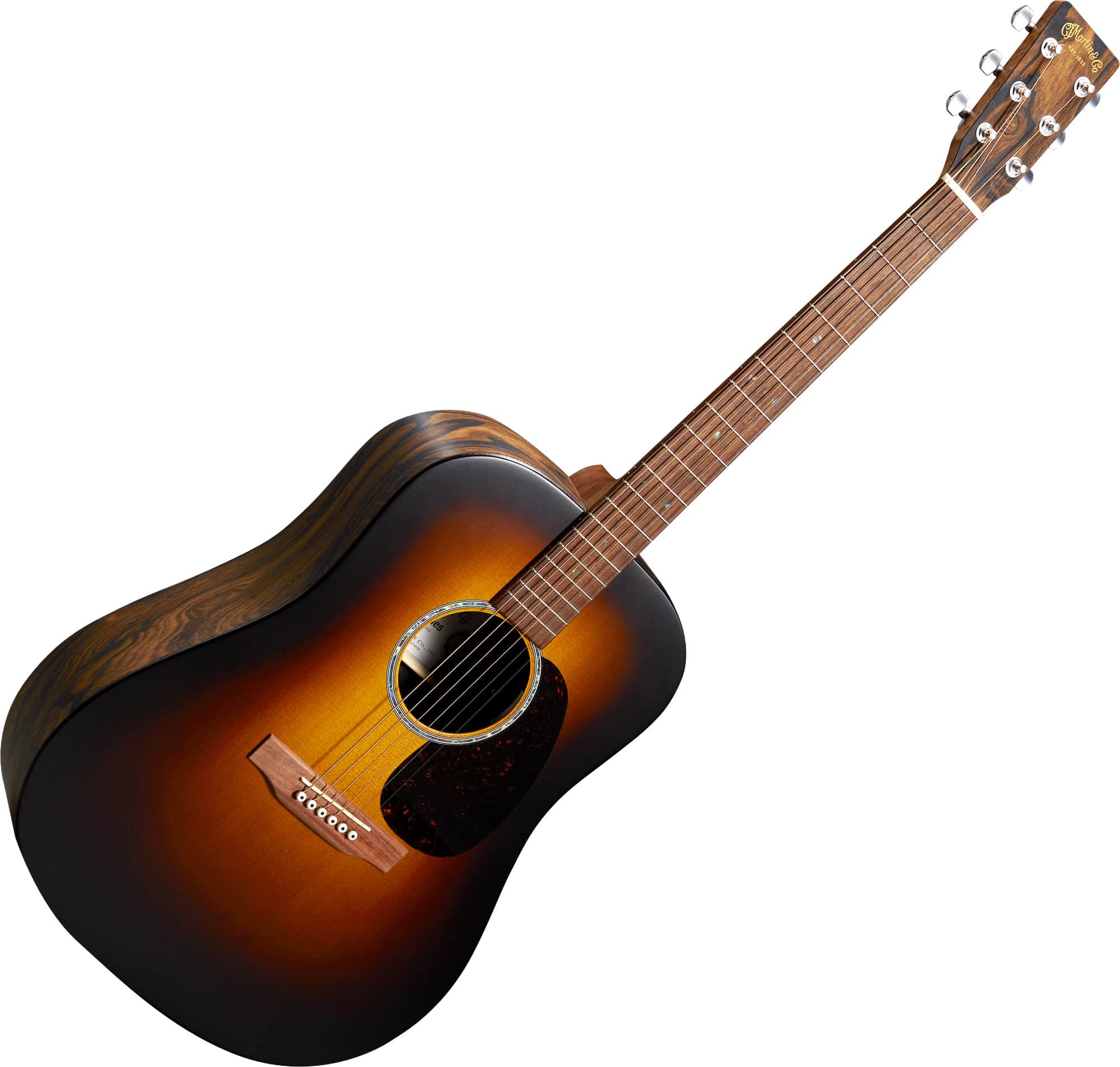 Martin Guitars D-X2E Ziricote Burst