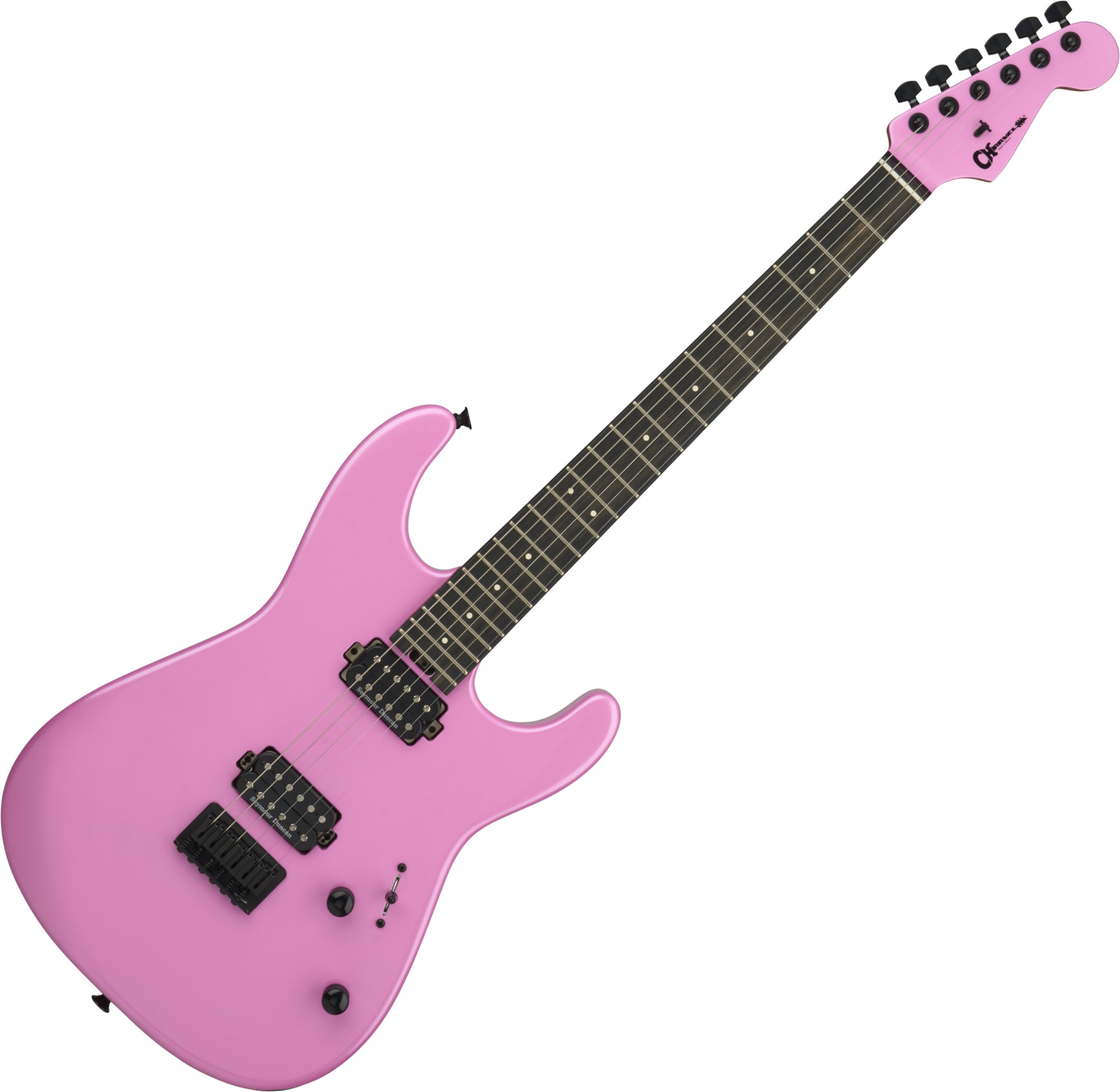 Charvel Pro-Mod Plus San-Dimas Style 1 HH HT E Platinum Pink