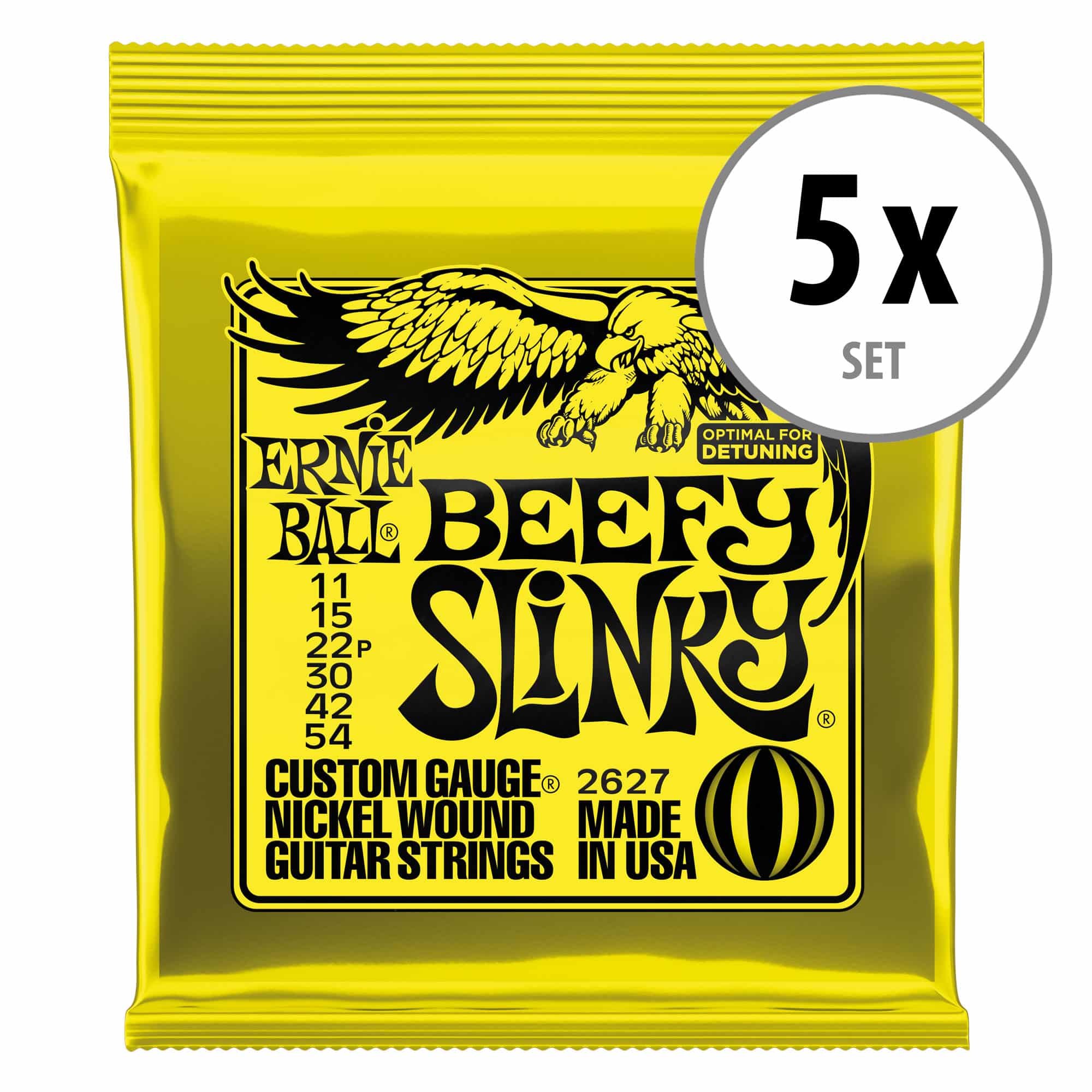 Ernie Ball 2627 Beefy Slinky 5x Set