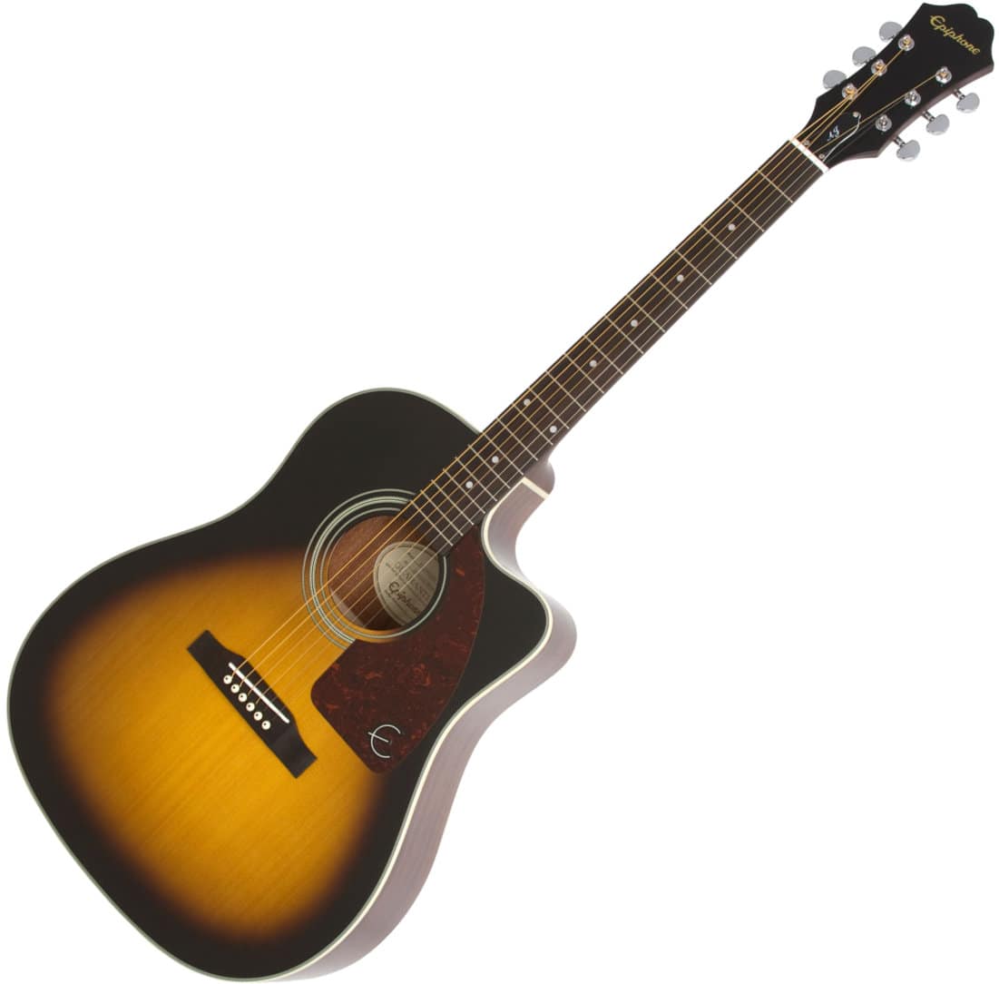 Epiphone J-15 EC Deluxe Vintage Sunburst  - 1A Showroom Modell (Zustand: wie neu, in OVP)