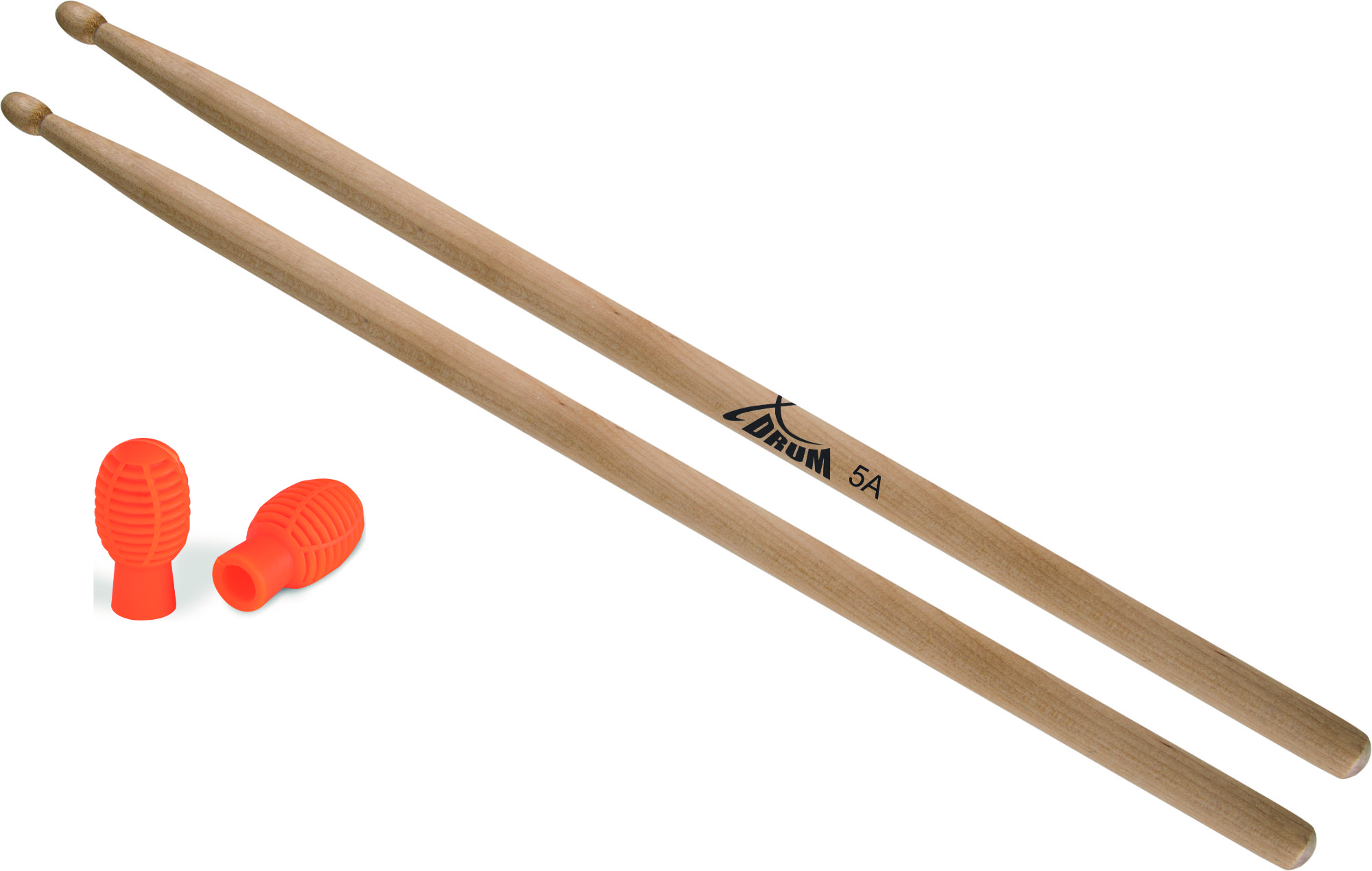 XDrum 5A Wood Drumsticks Practice Tip Set