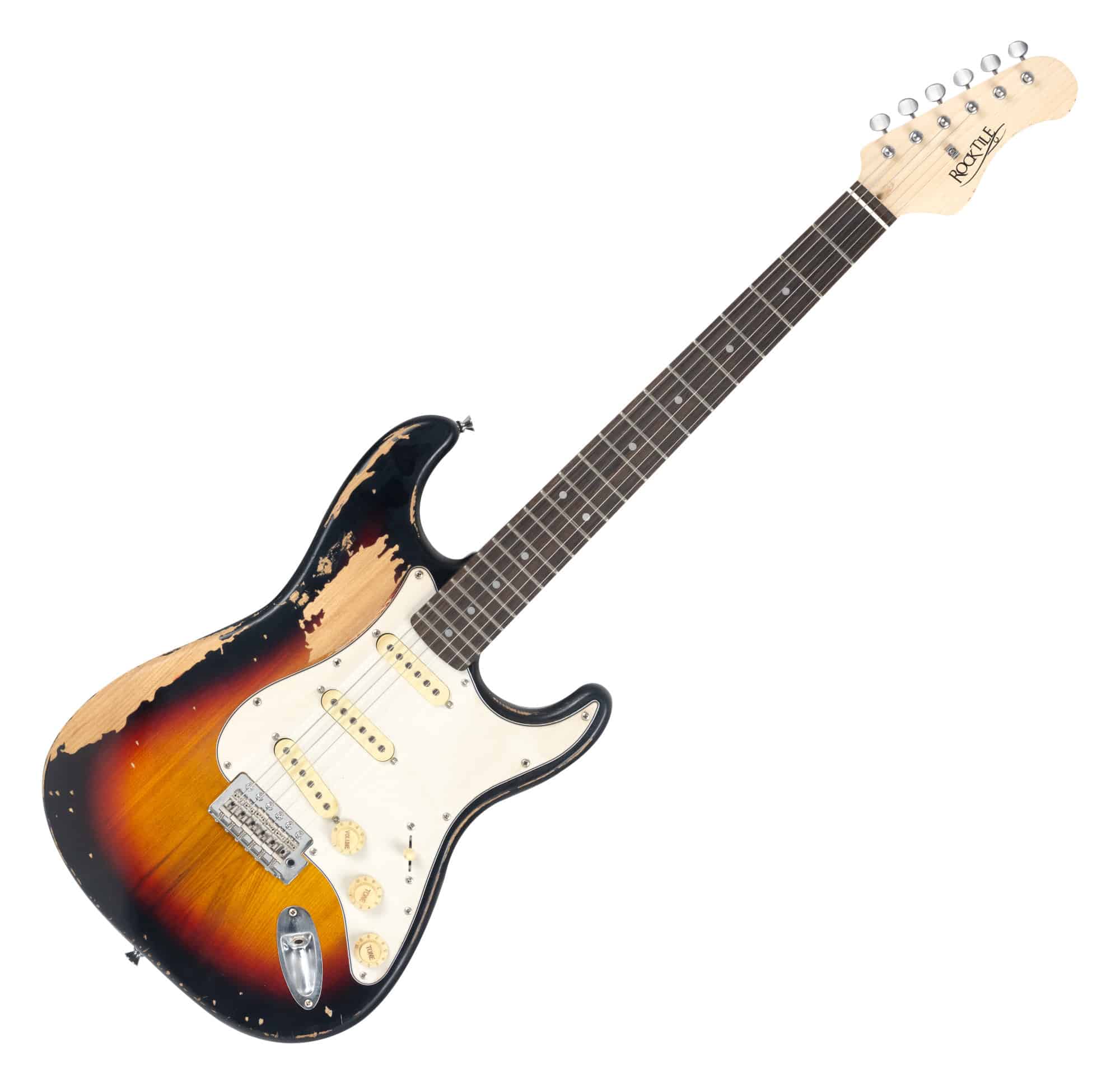 Rocktile Vinstage ST-BBSB E-Gitarre Sunburst  - Retoure (Zustand: sehr gut)