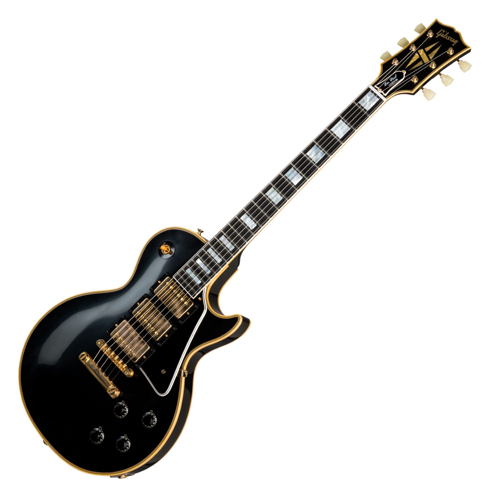 Gibson 1957 Les Paul Custom Reissue 3-Pickup VOS Ebony Black Beauty