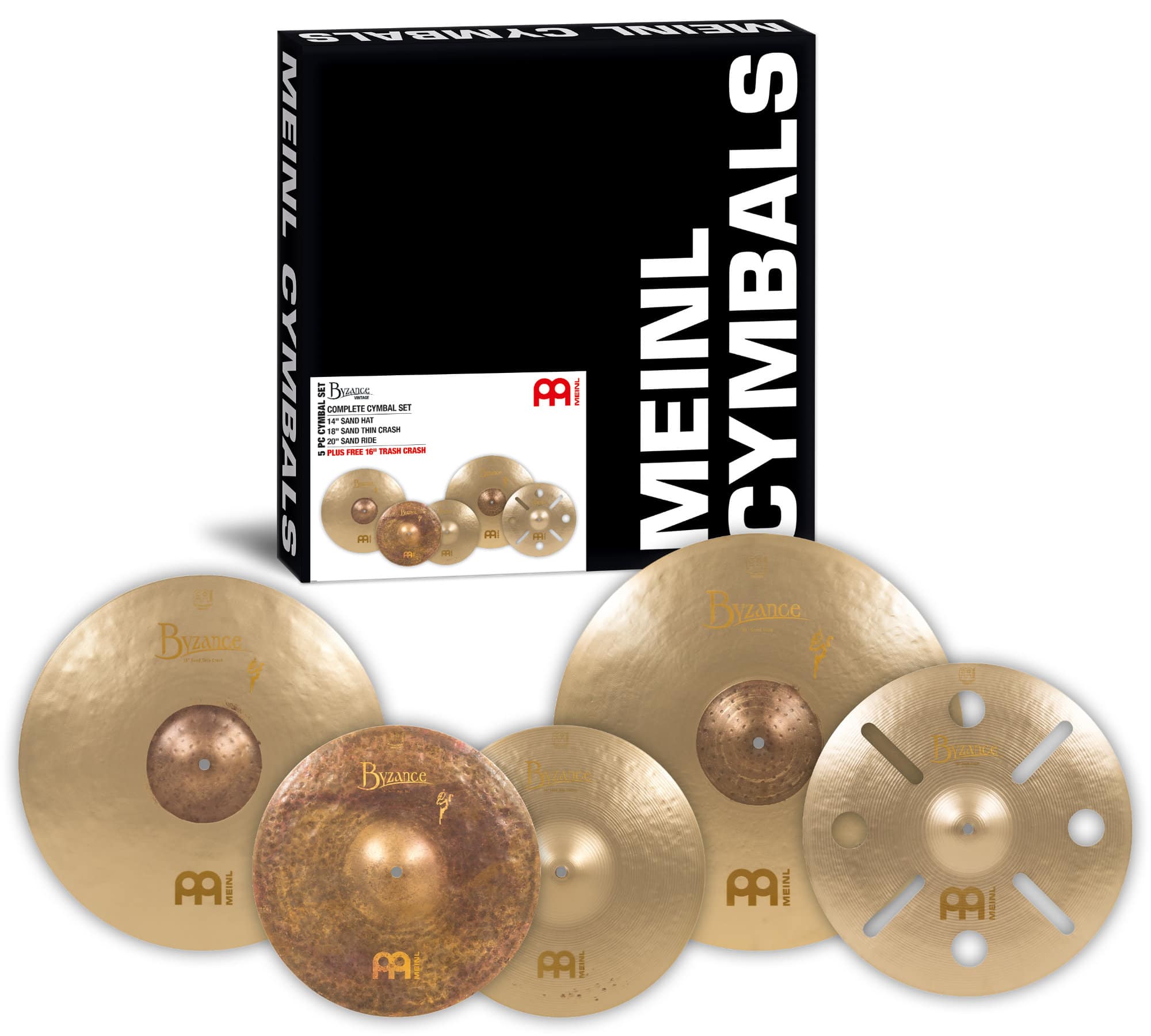 Meinl Benny Greb Sand Cymbal Box Set  - Retoure (Zustand: sehr gut)