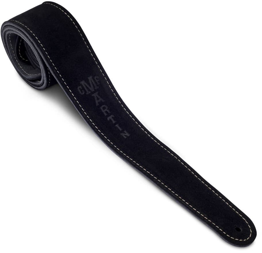 Martin Guitars Suede Strap Black/Gray