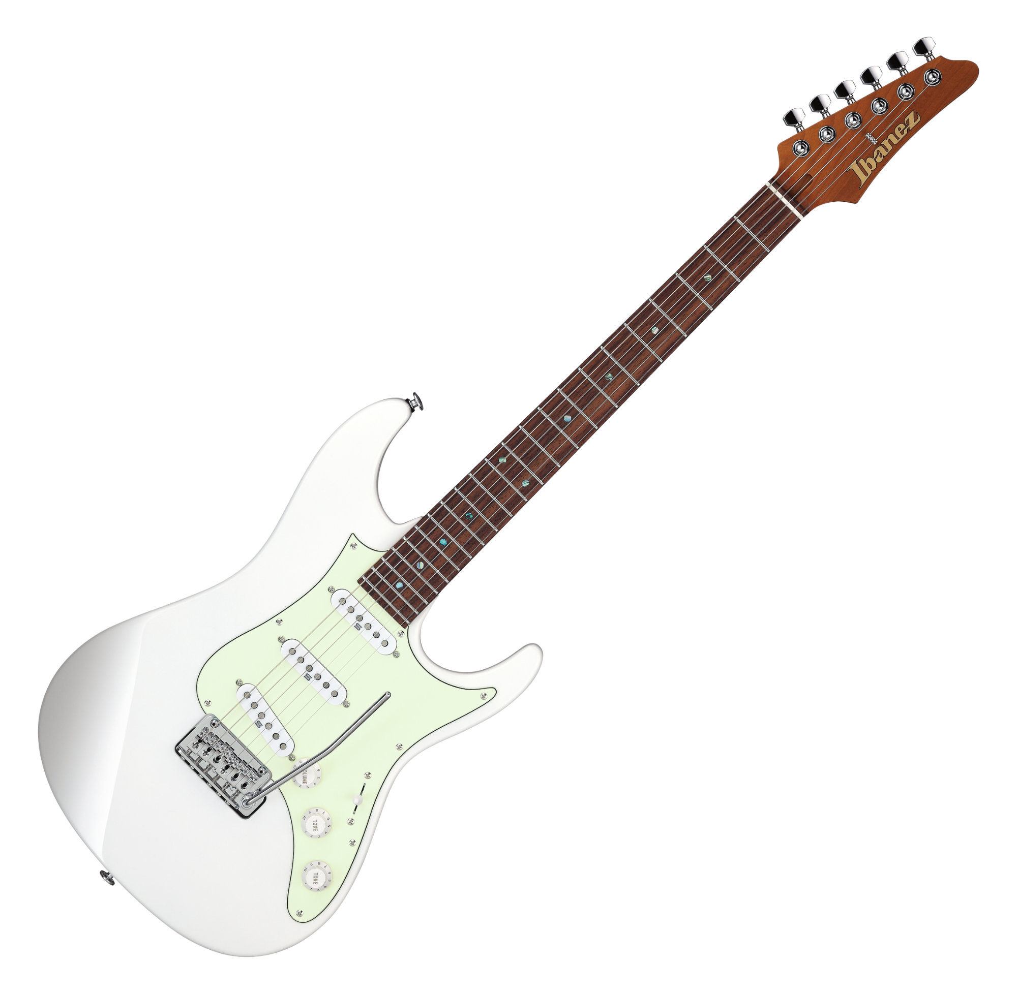 Ibanez LM1-LWH Luca Mantovanelli Signature Luna White