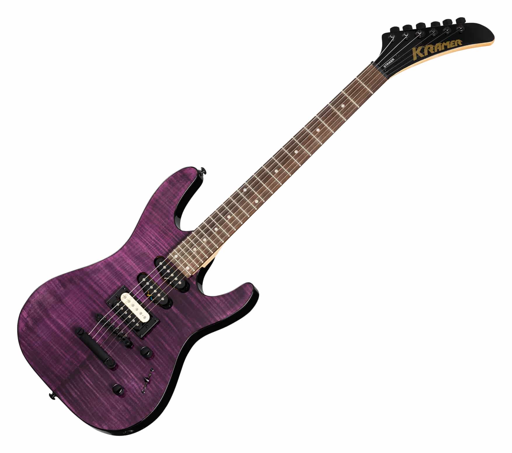 Kramer Striker Figured HSS ST Transparent Purple