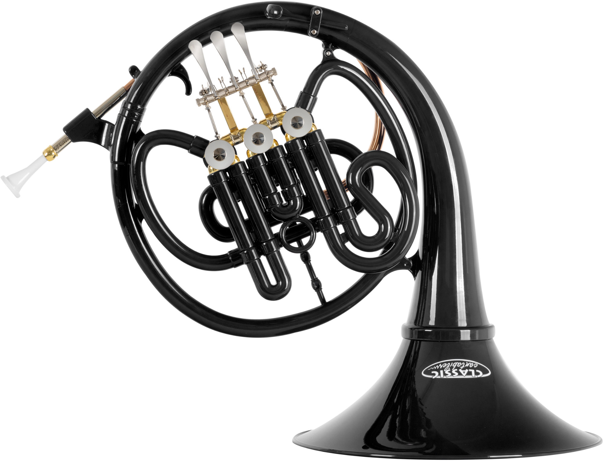 Classic Cantabile WH-30BK MardiBrass Kunststoff Bb-Waldhorn Schwarz