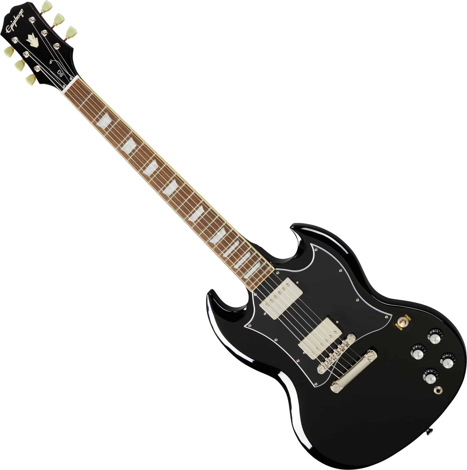 Epiphone SG Standard Lefthand Ebony  - 1A Showroom Modell (Zustand: wie neu, in OVP)