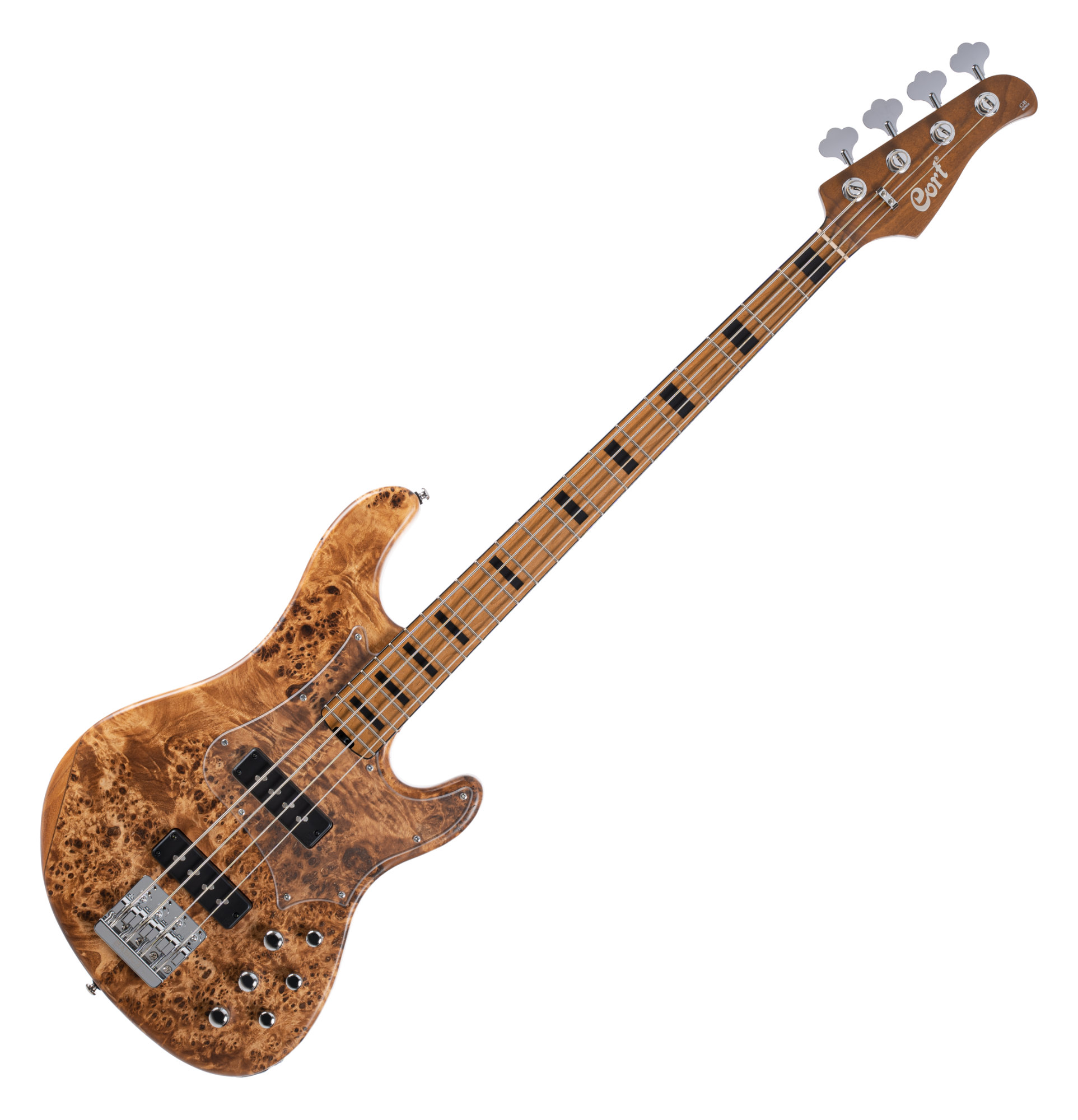 Cort GB Modern 4 E-Bass Open Pore Vintage Natural  - 1A Showroom Modell (Zustand: wie neu, in OVP)