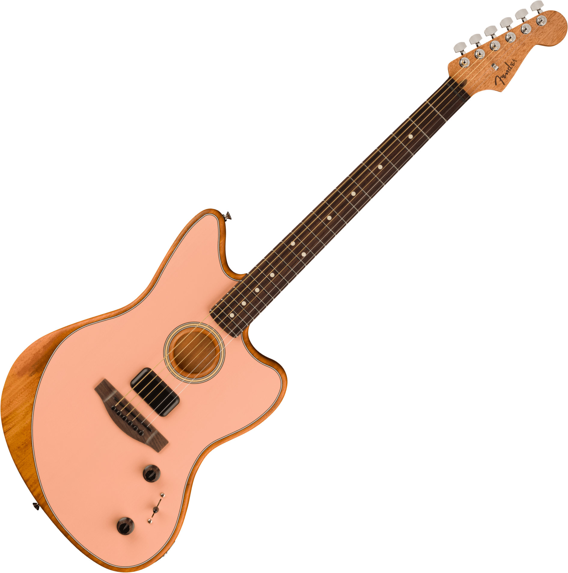 Fender Acoustasonic Player Jazzmaster Shell Pink  - Retoure (Zustand: sehr gut)