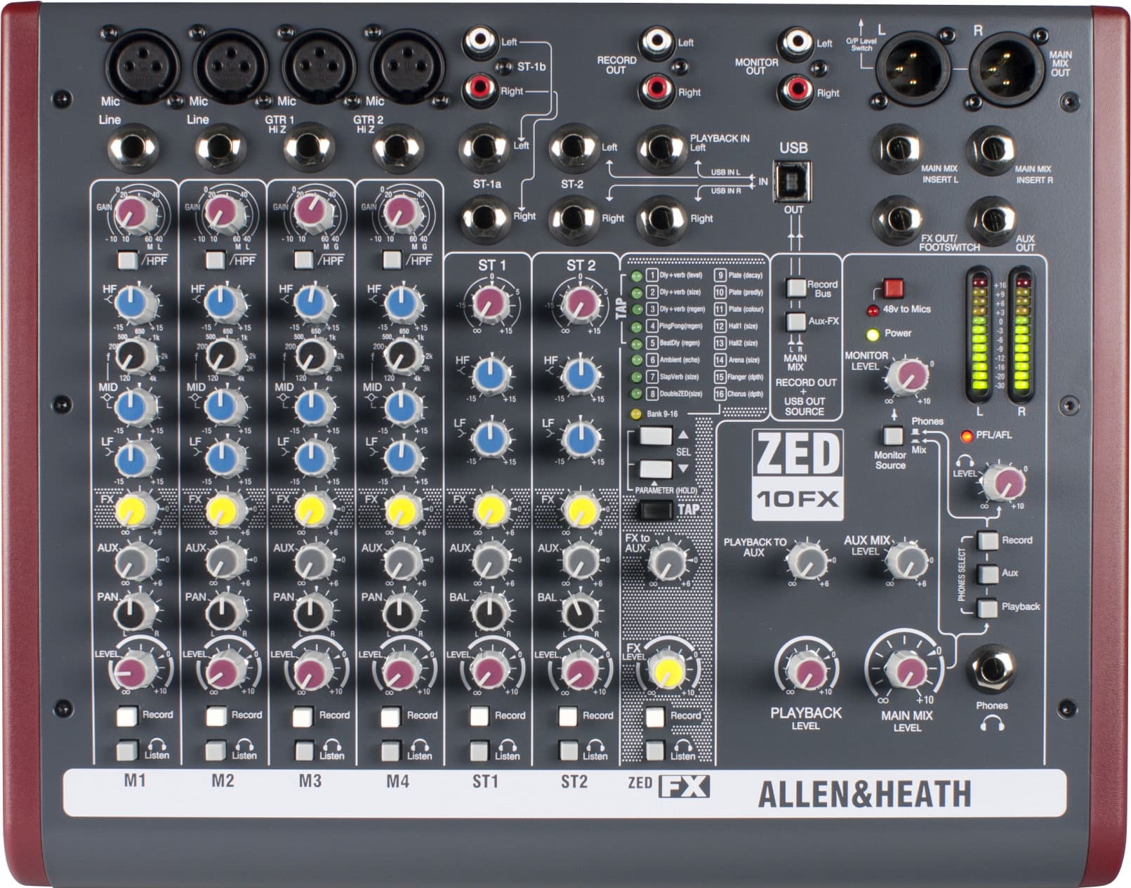 Allen & Heath ZED-10FX  - Retoure (Zustand: sehr gut)