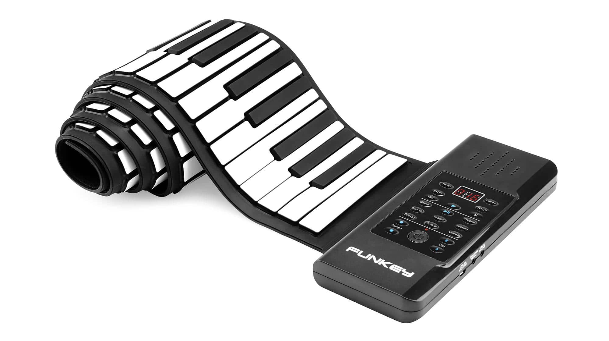 FunKey RP-88A Rollpiano mit MIDI inkl. Sustainpedal  - Retoure (Zustand: sehr gut)