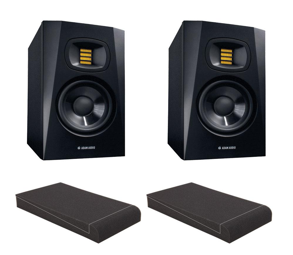 Adam Audio T5V Set mit 5" Absorberplatten