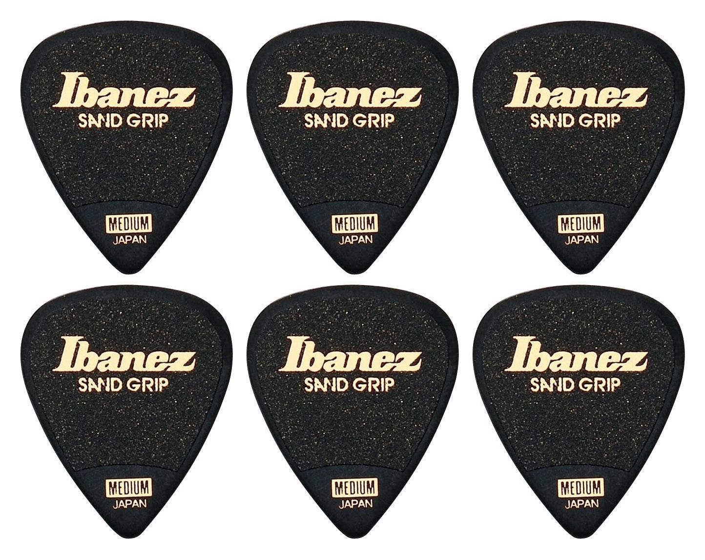 Ibanez PA14MSG-BK Picks Wizard Sand Medium - 6er Pack