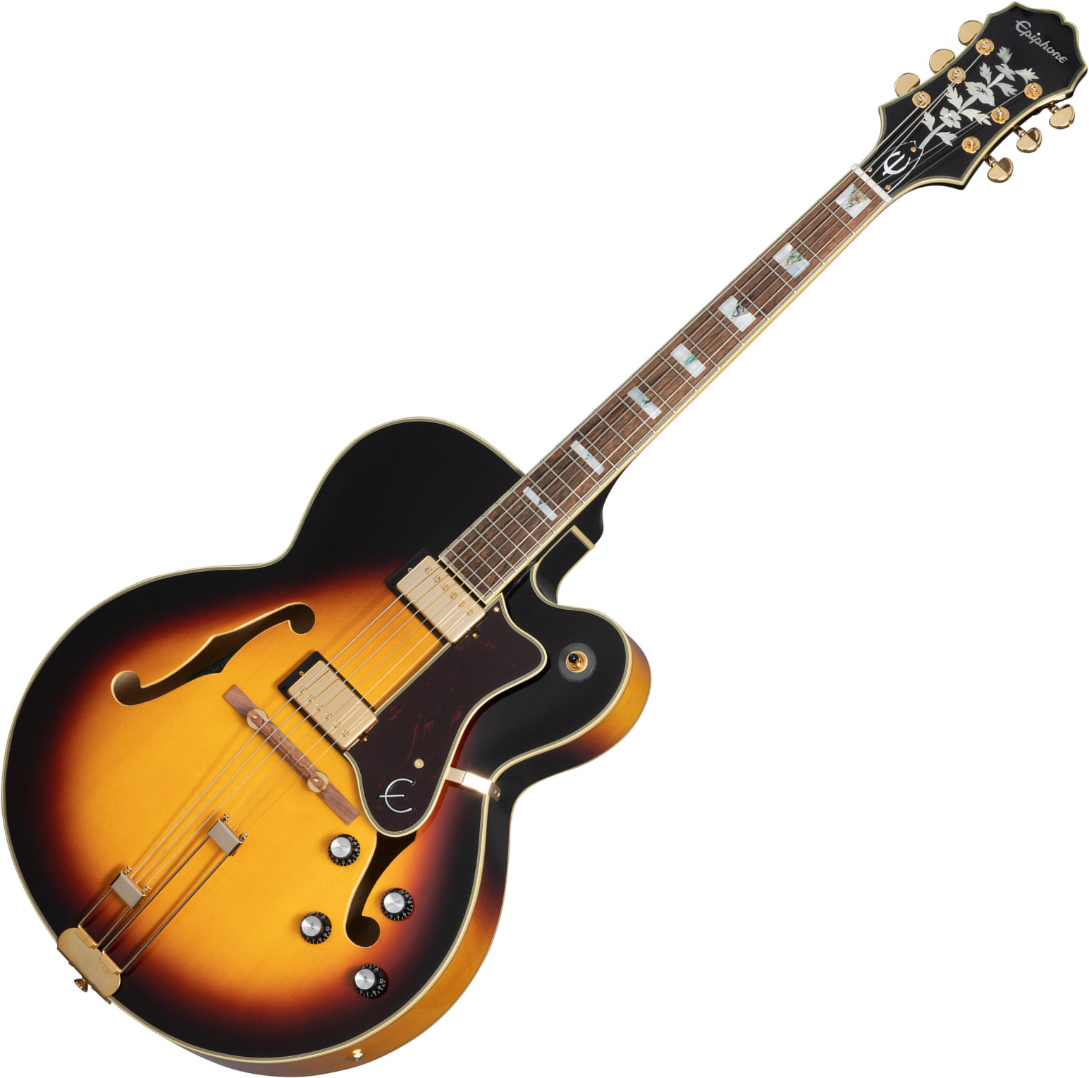 Epiphone Broadway Vintage Sunburst  - 1A Showroom Modell (Zustand: wie neu, in OVP)