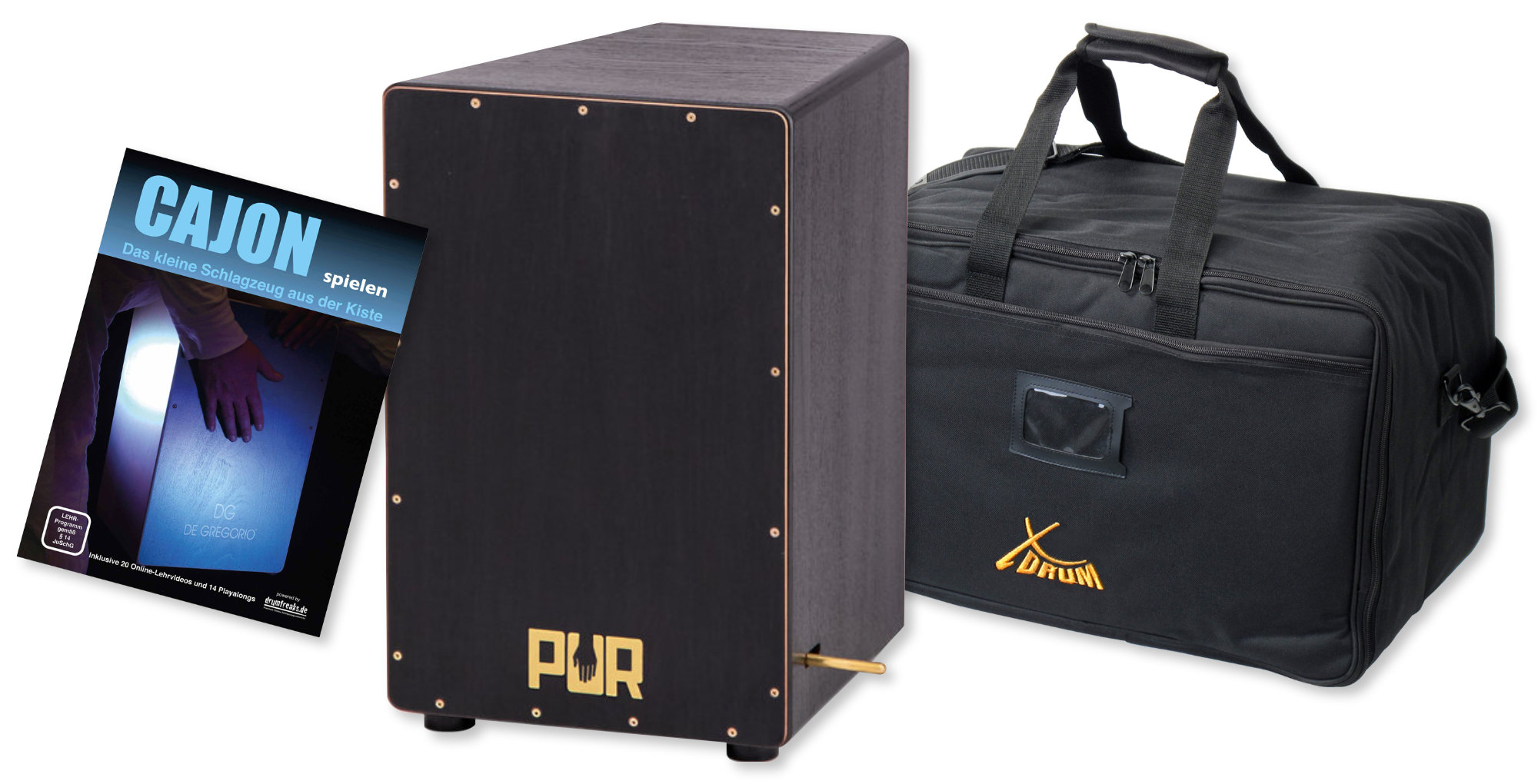 PUR Vision Pro Black & Gold Set + Tasche