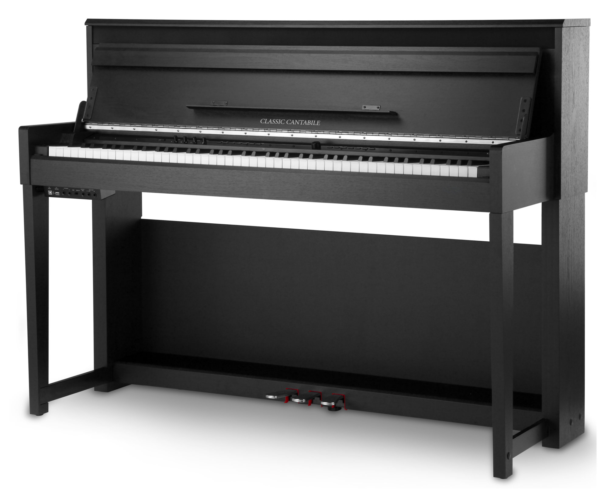 Classic Cantabile UP-1 SM Upright E-Piano Schwarz matt  - Retoure (Zustand: sehr gut)