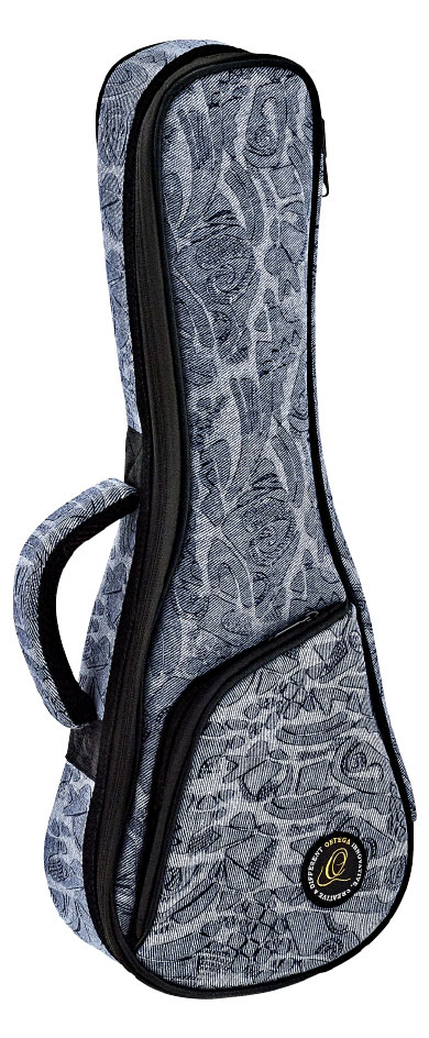 Ortega Jean Color Gigbag für Sopran-Ukulele Blue