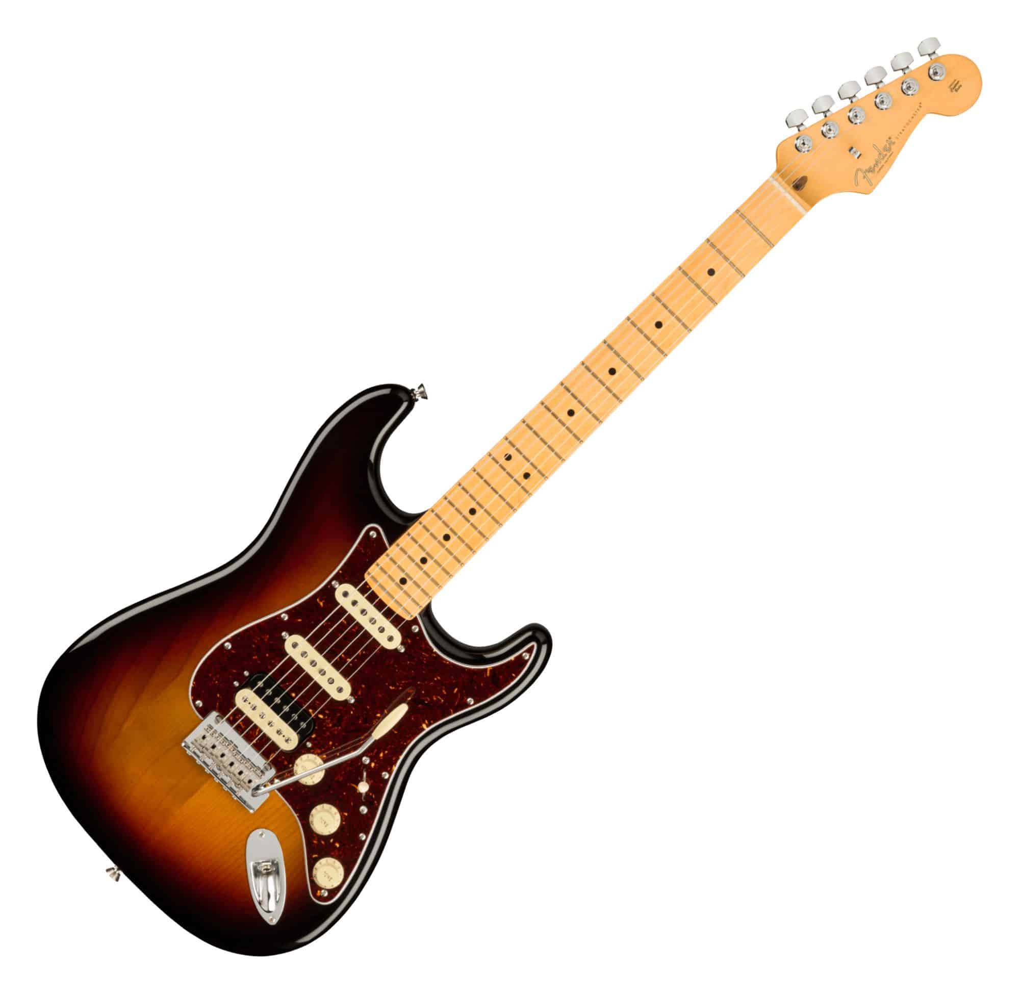 Fender American Professional II Stratocaster HSS MN 3-Color Sunburst  - 1A Showroom Modell (Zustand: wie neu, in OVP)