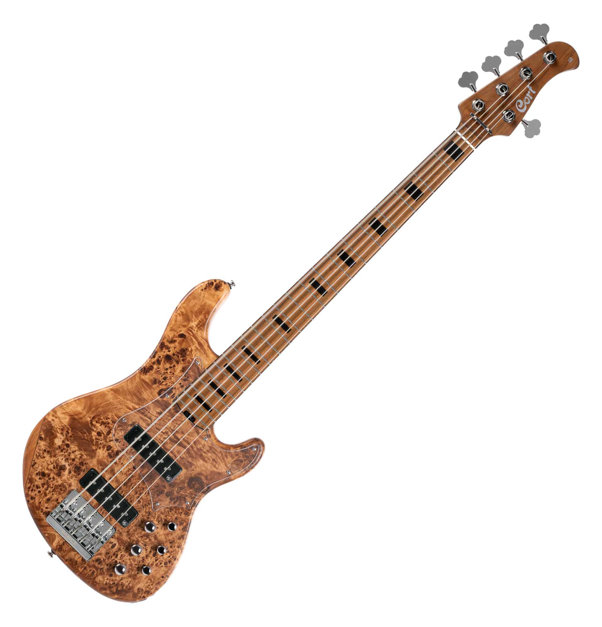 Cort GB Modern 5 E-Bass Open Pore Vintage Natural