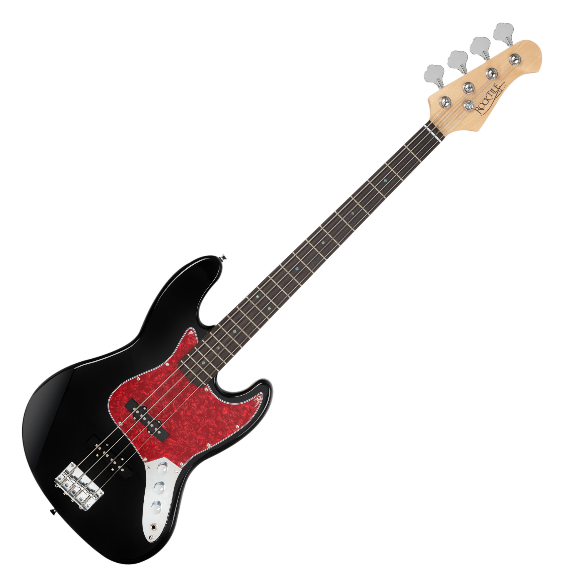 Rocktile Pro JB-30BK 70's Deluxe E-Bass Black  - Retoure (Zustand: akzeptabel)