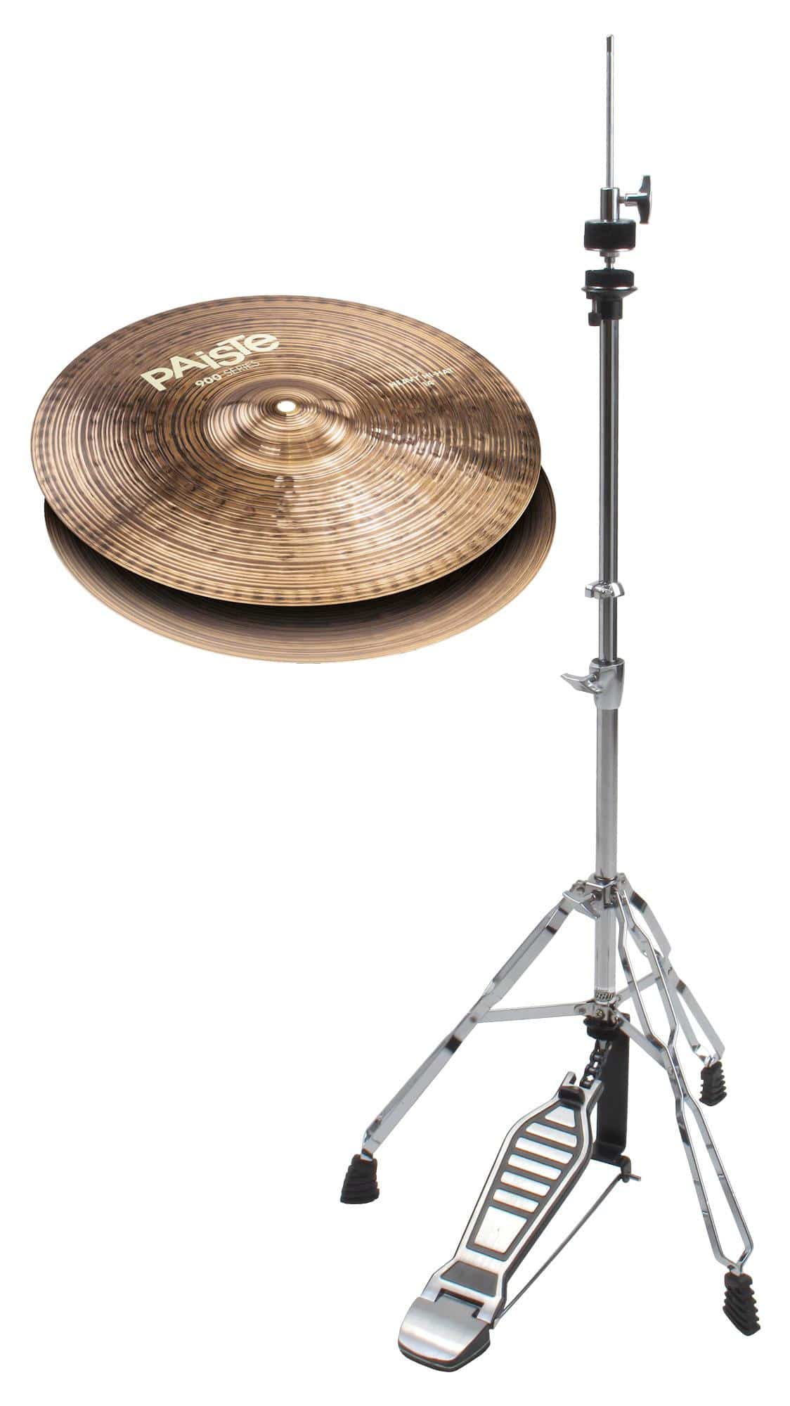 Paiste 900 Series 14" Heavy Hi-Hat + Maschine SET