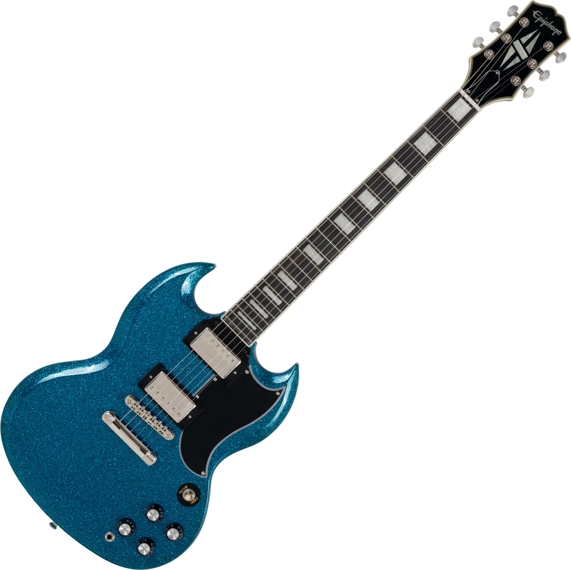 Epiphone SG Custom Brunswick Blue Sparkle  - Retoure (Zustand: sehr gut)