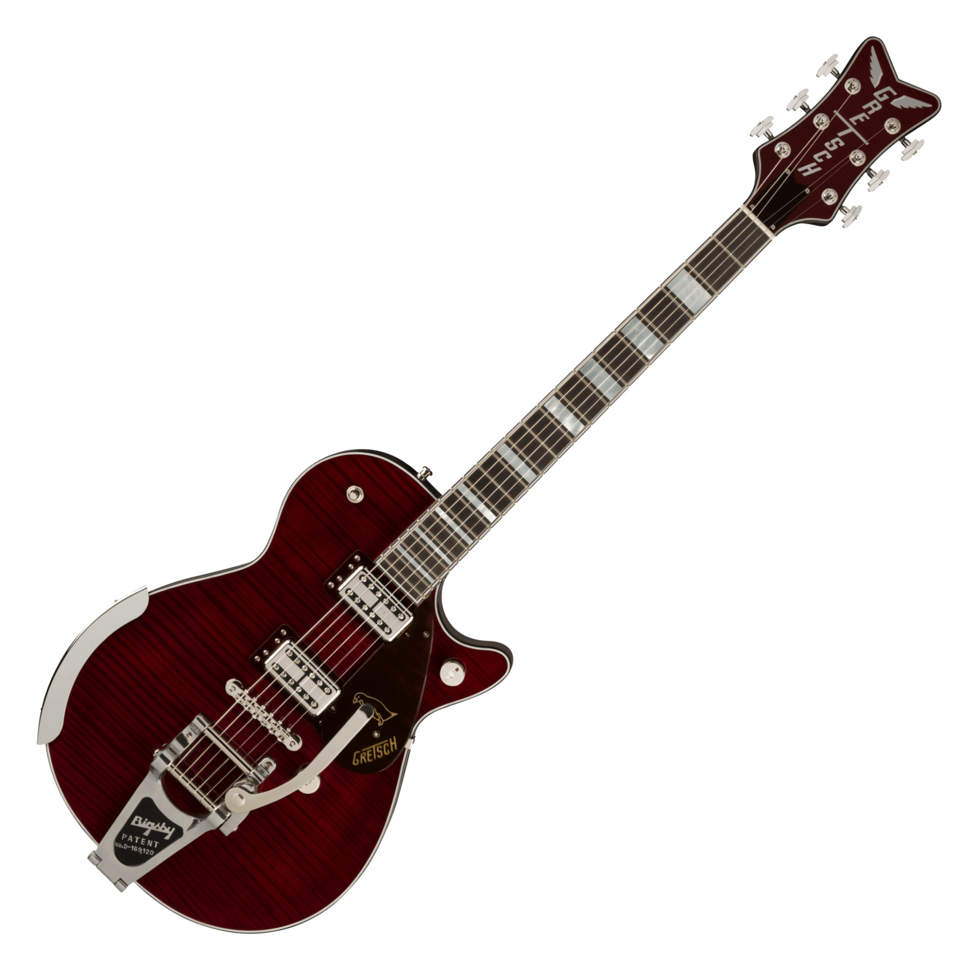 Gretsch G6134TFM-NH Nigel Hendroff Signature Penguin Dark Cherry Metallic Flame