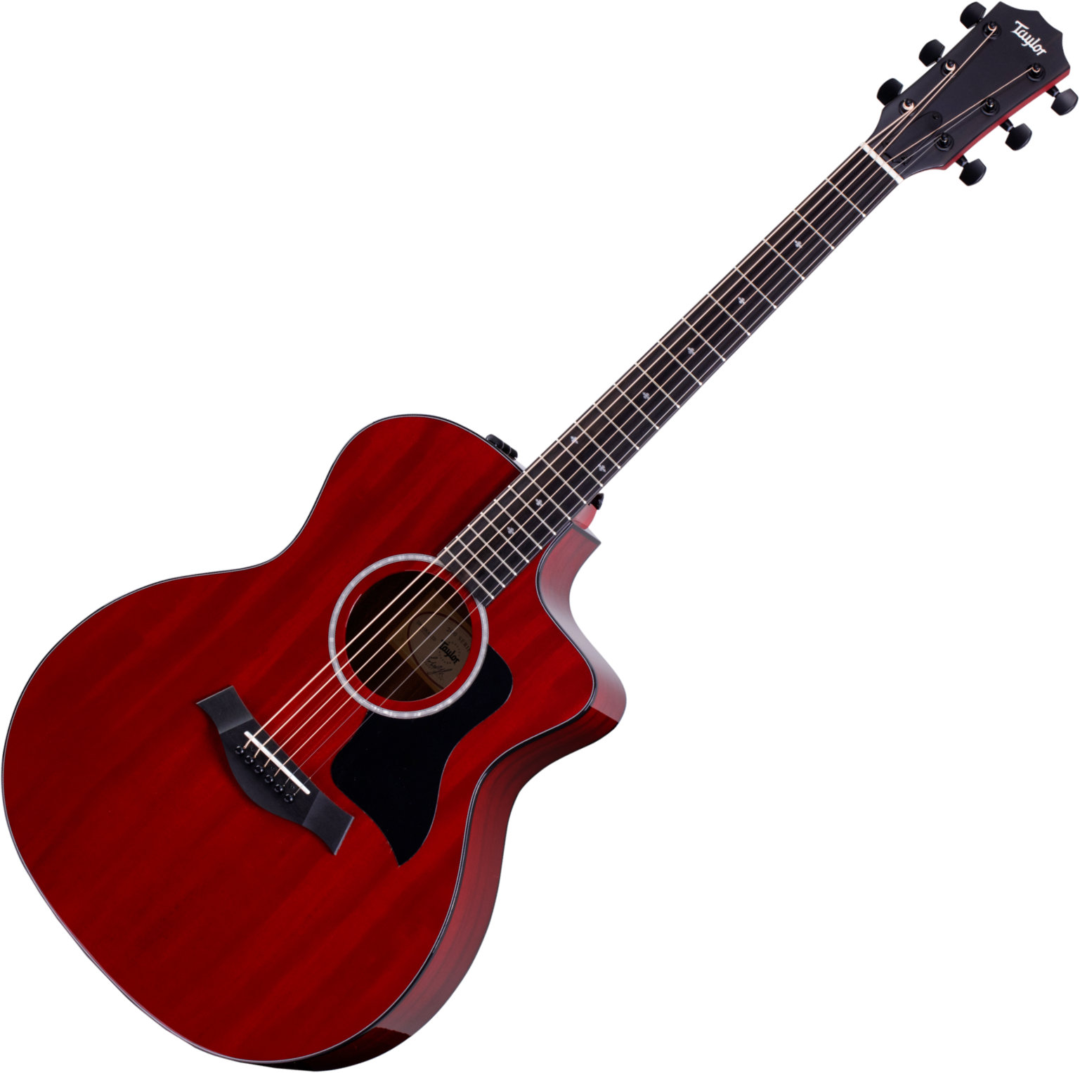 Taylor 224ce DLX LTD Trans Red  - 1A Showroom Modell (Zustand: wie neu, in OVP)