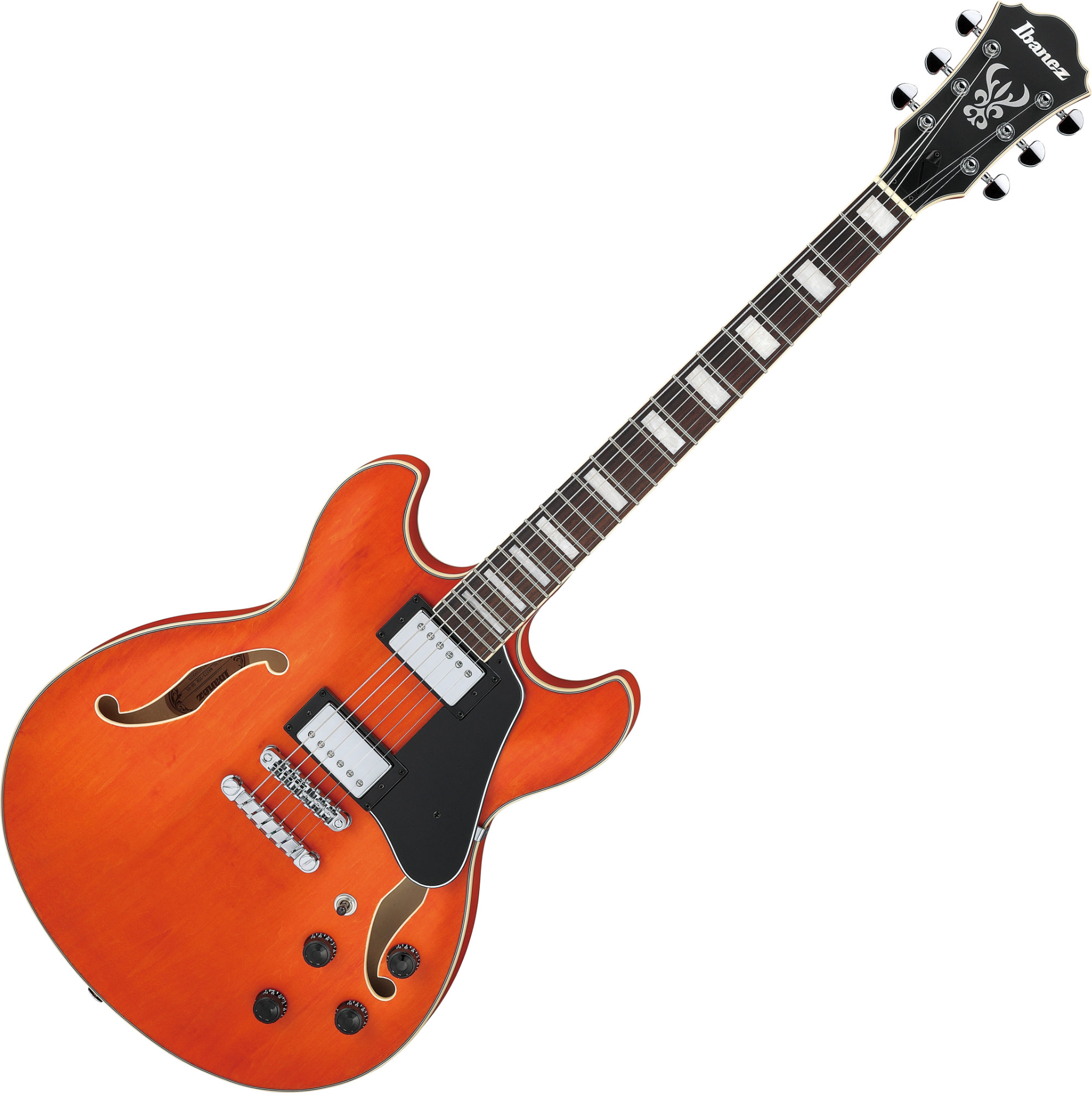 Ibanez AS73-TTF Gitarre Transparent Tangerine Flat