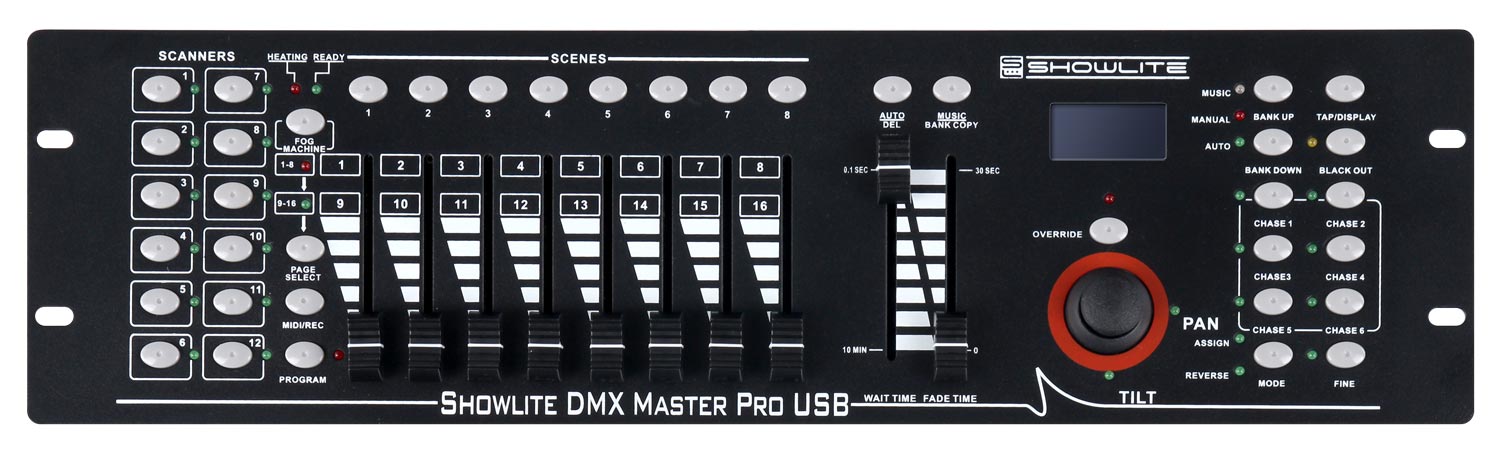 Showlite DMX Controller Master Pro USB  - Retoure (Zustand: sehr gut)